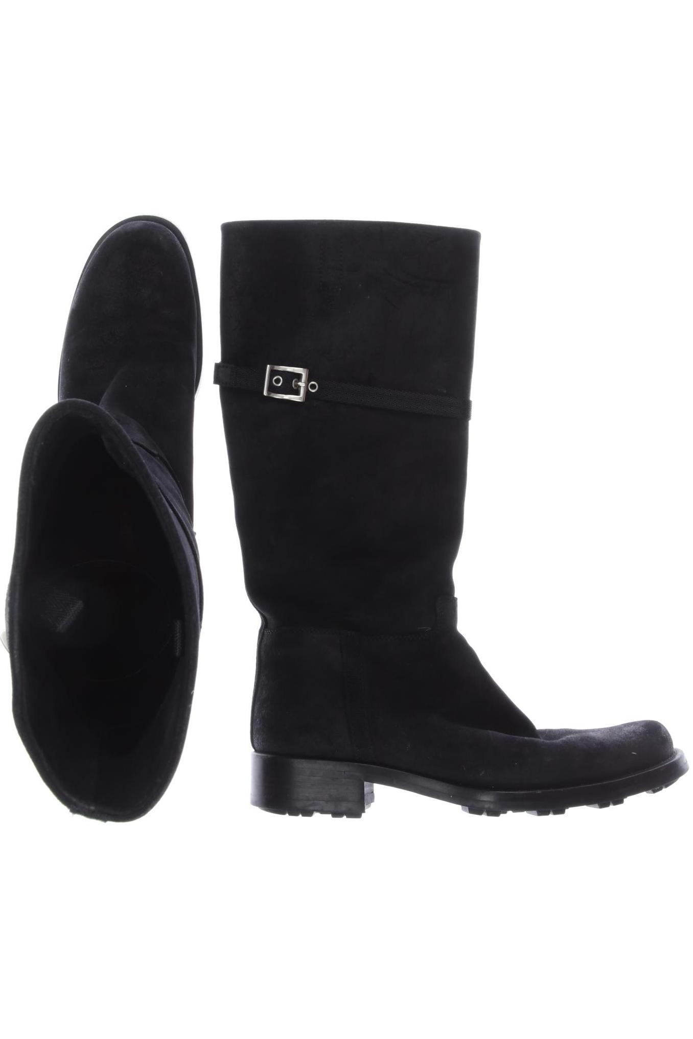 

Prada Damen Stiefel, schwarz, Gr. 38.5