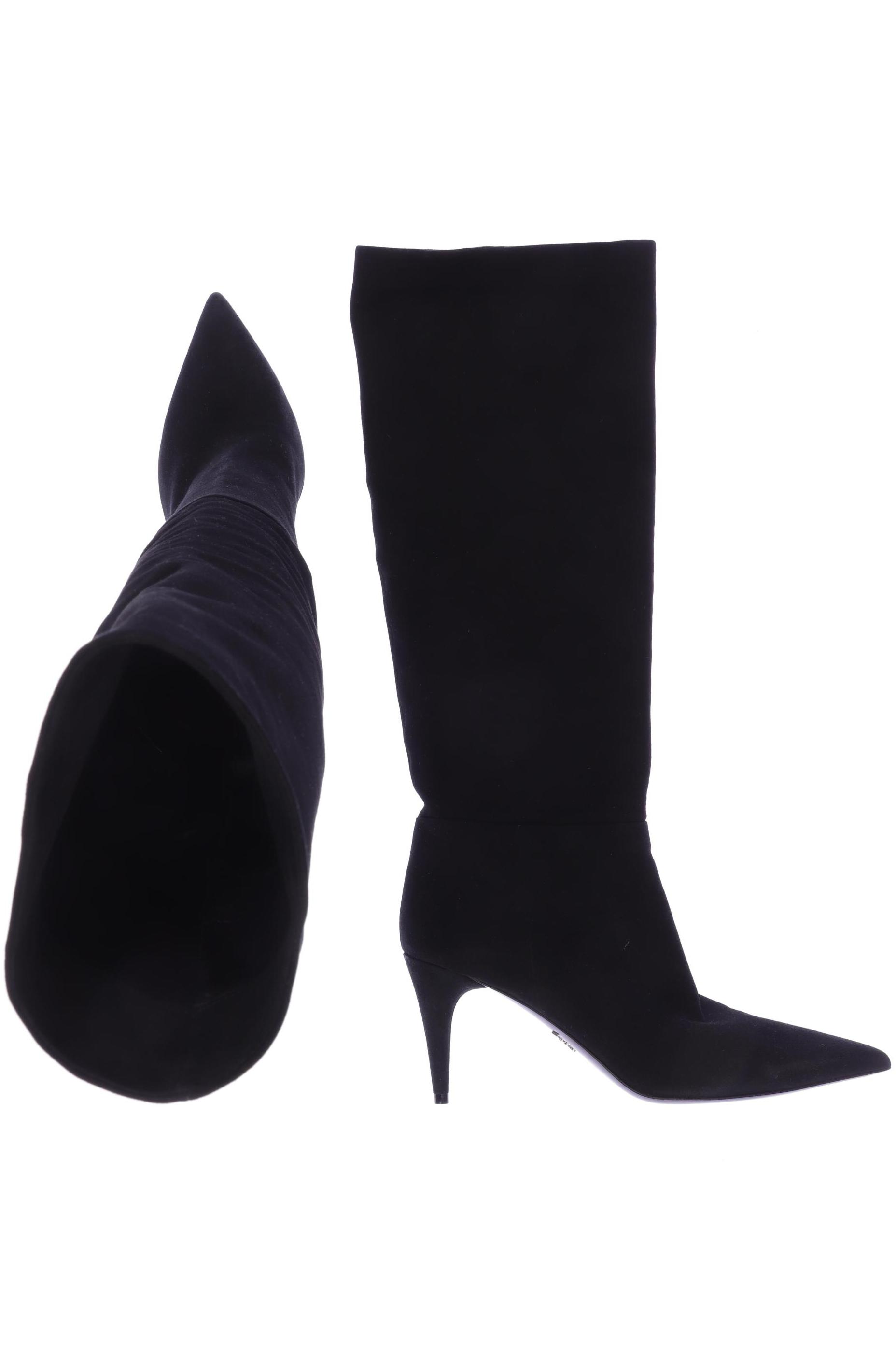 

Prada Damen Stiefel, schwarz, Gr. 39