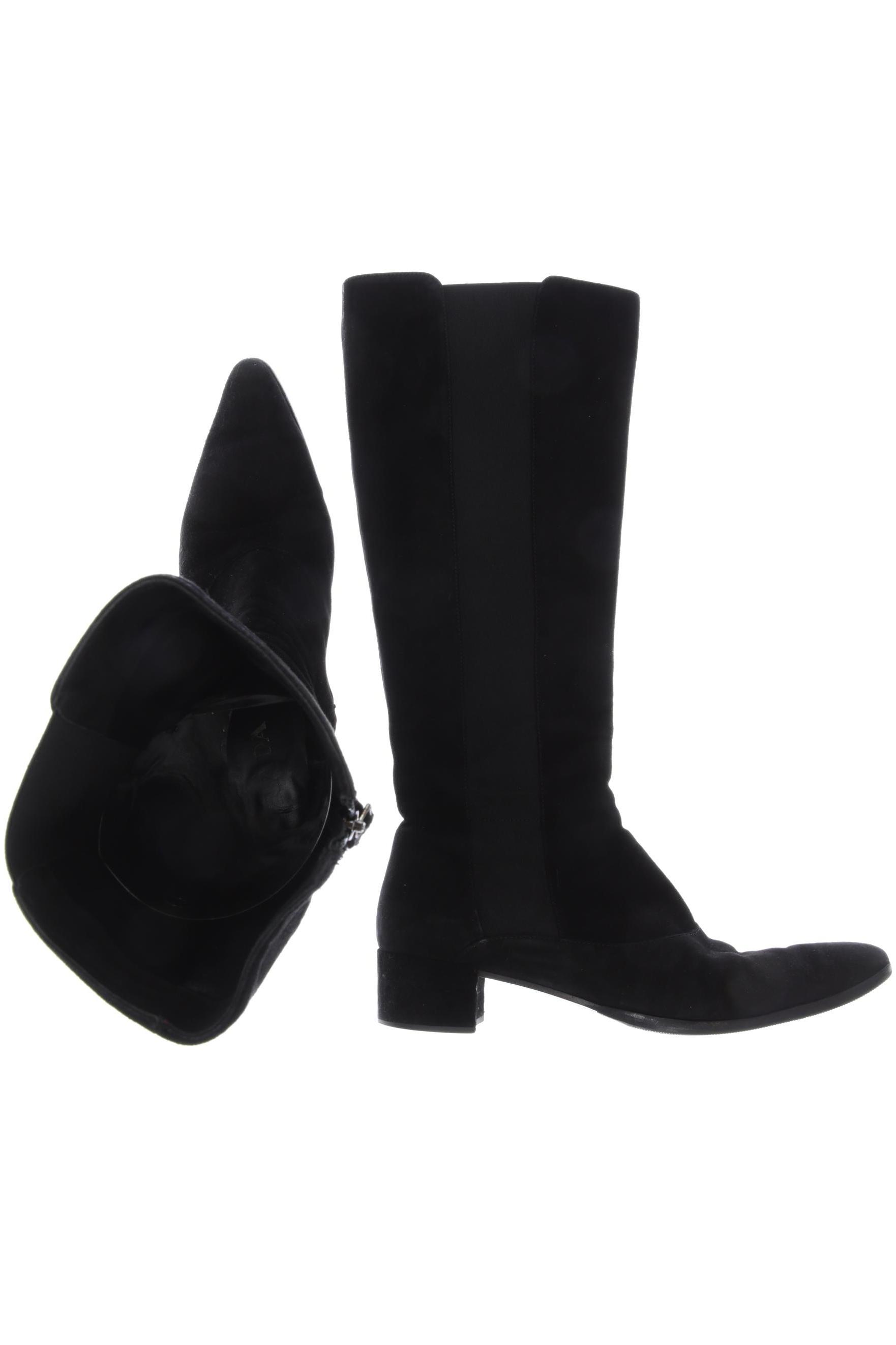 

Prada Damen Stiefel, schwarz, Gr. 41