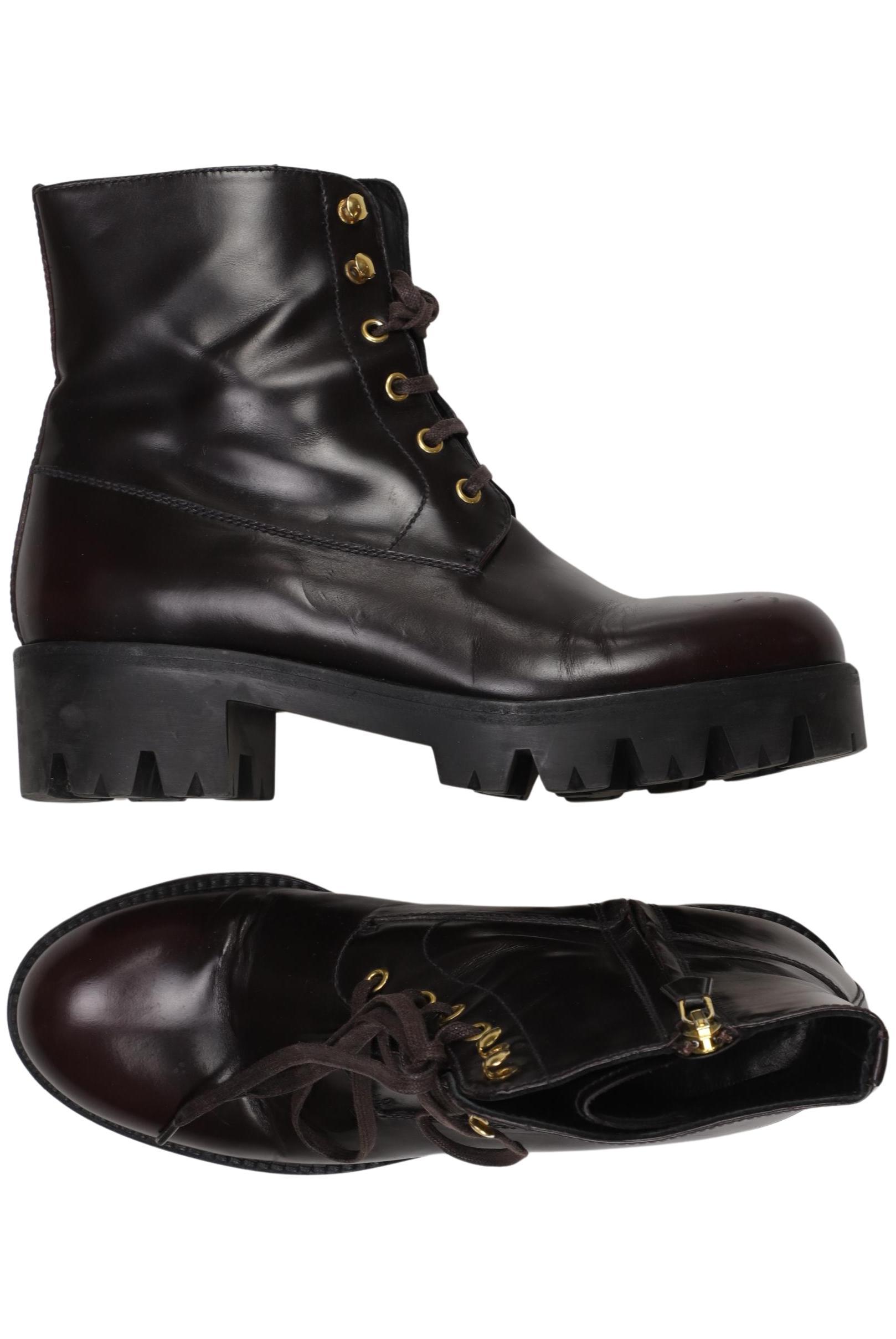 

Prada Damen Stiefelette, braun, Gr. 37.5