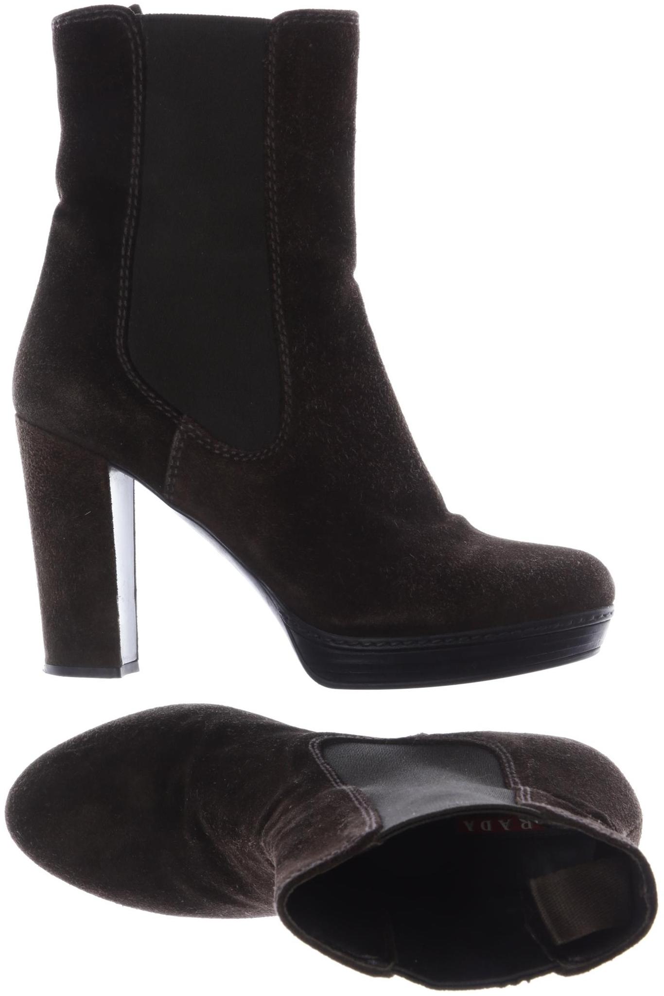 

Prada Damen Stiefelette, braun, Gr. 37