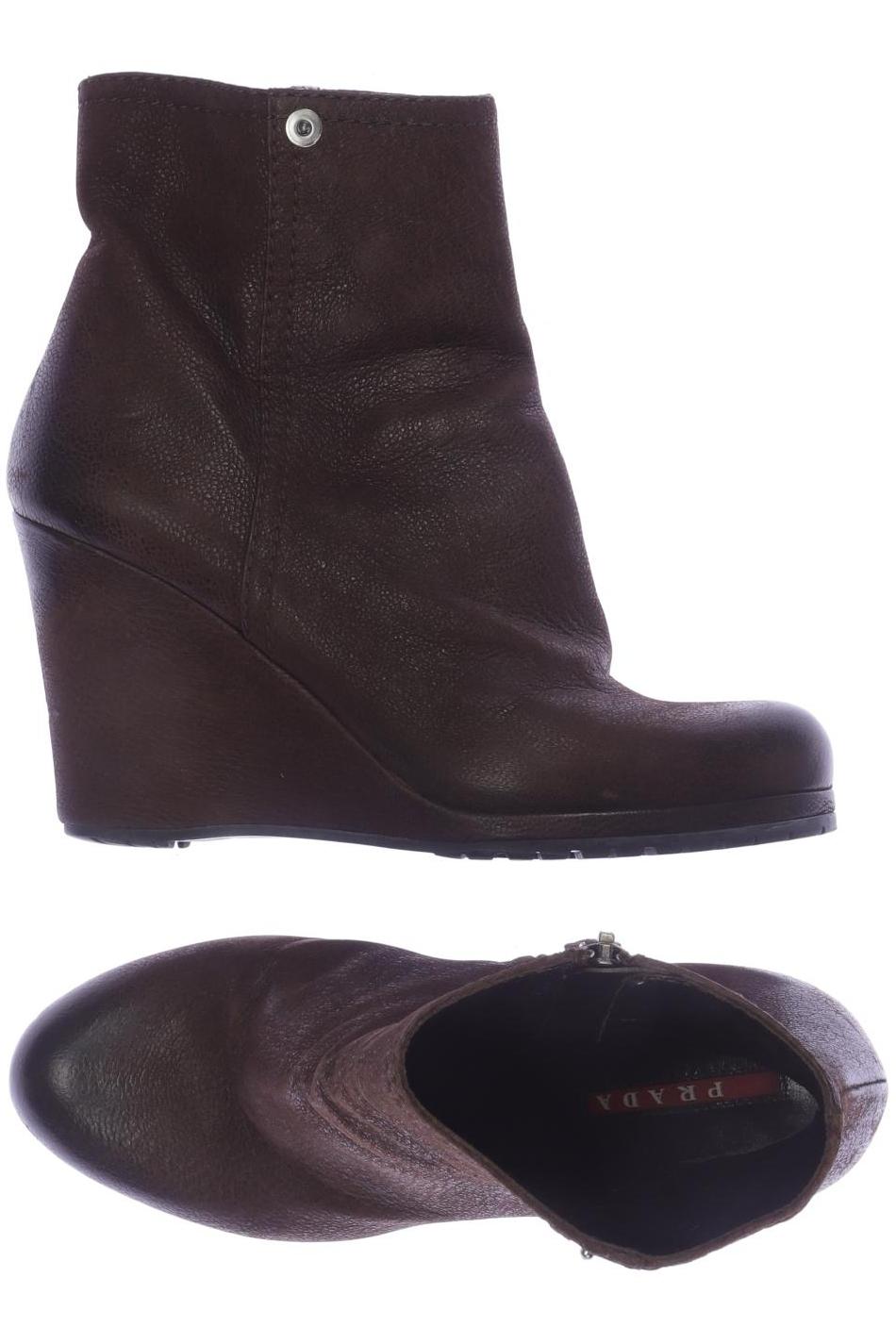 Thumbnail - Prada Damen Stiefelette, braun, Gr. 36.5