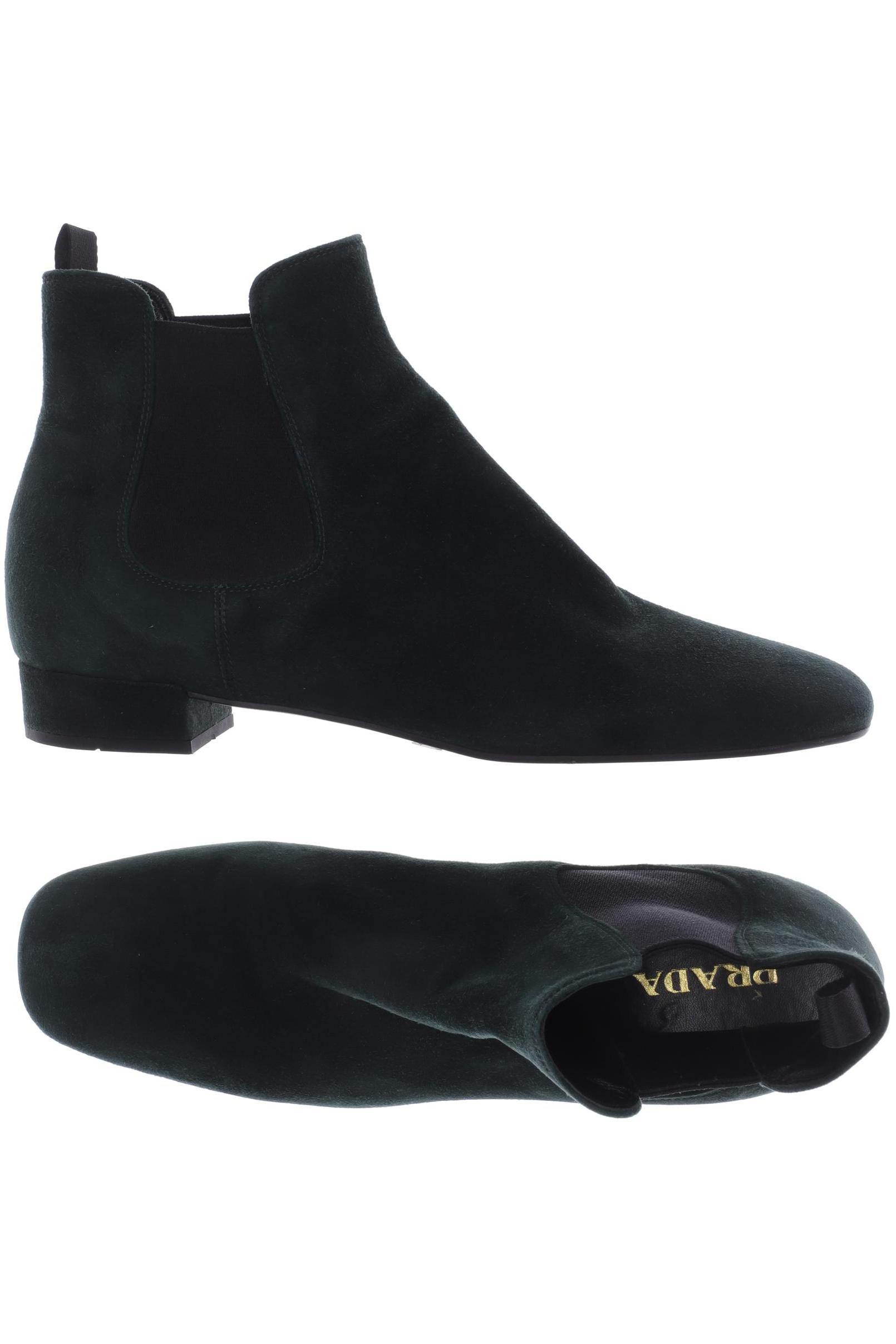 

Prada Damen Stiefelette, grün, Gr. 39.5