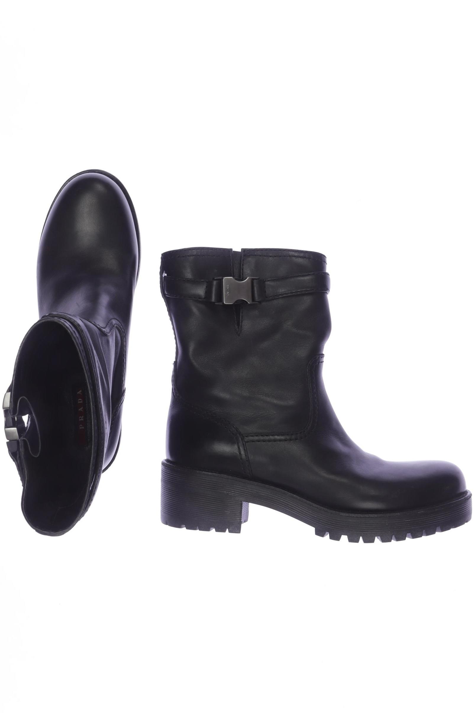 

Prada Damen Stiefelette, schwarz, Gr. 40