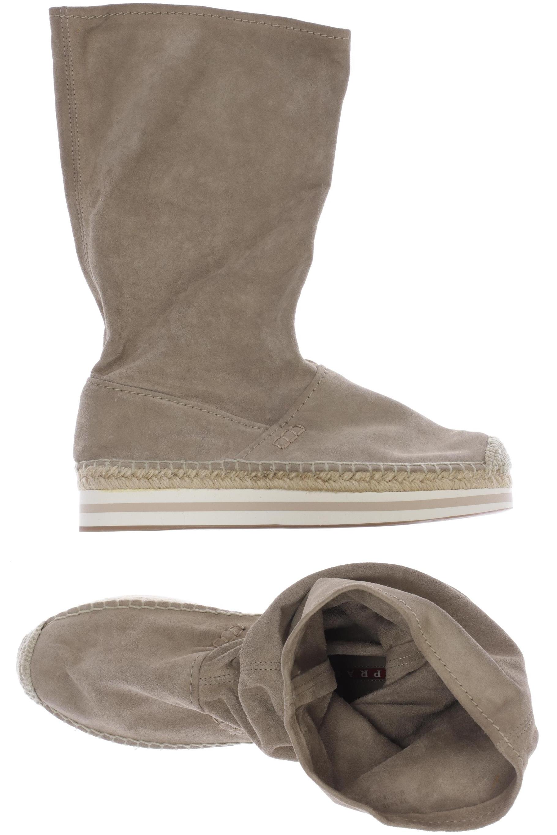 

Prada Damen Stiefelette, beige