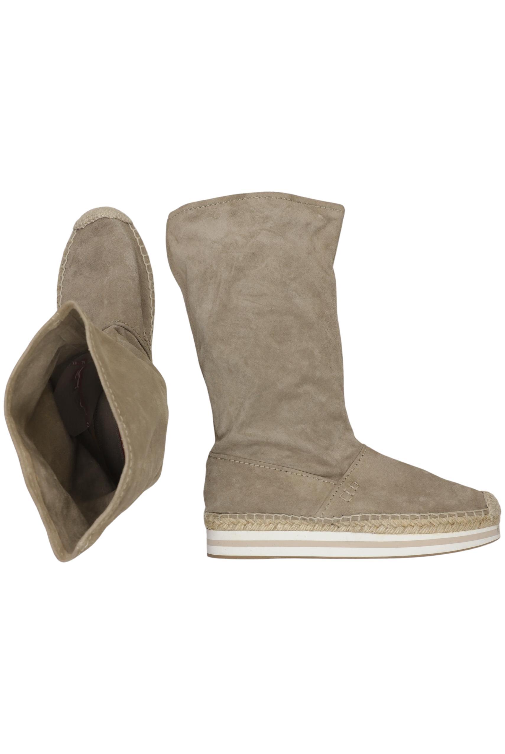 

Prada Damen Stiefelette, beige, Gr. 34