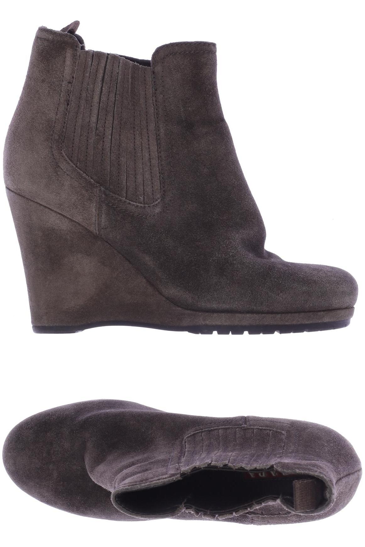 

Prada Damen Stiefelette, braun, Gr. 35.5