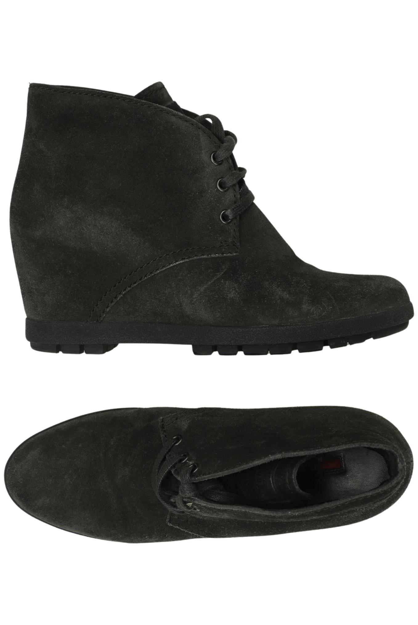 

Prada Damen Stiefelette, grau, Gr. 37