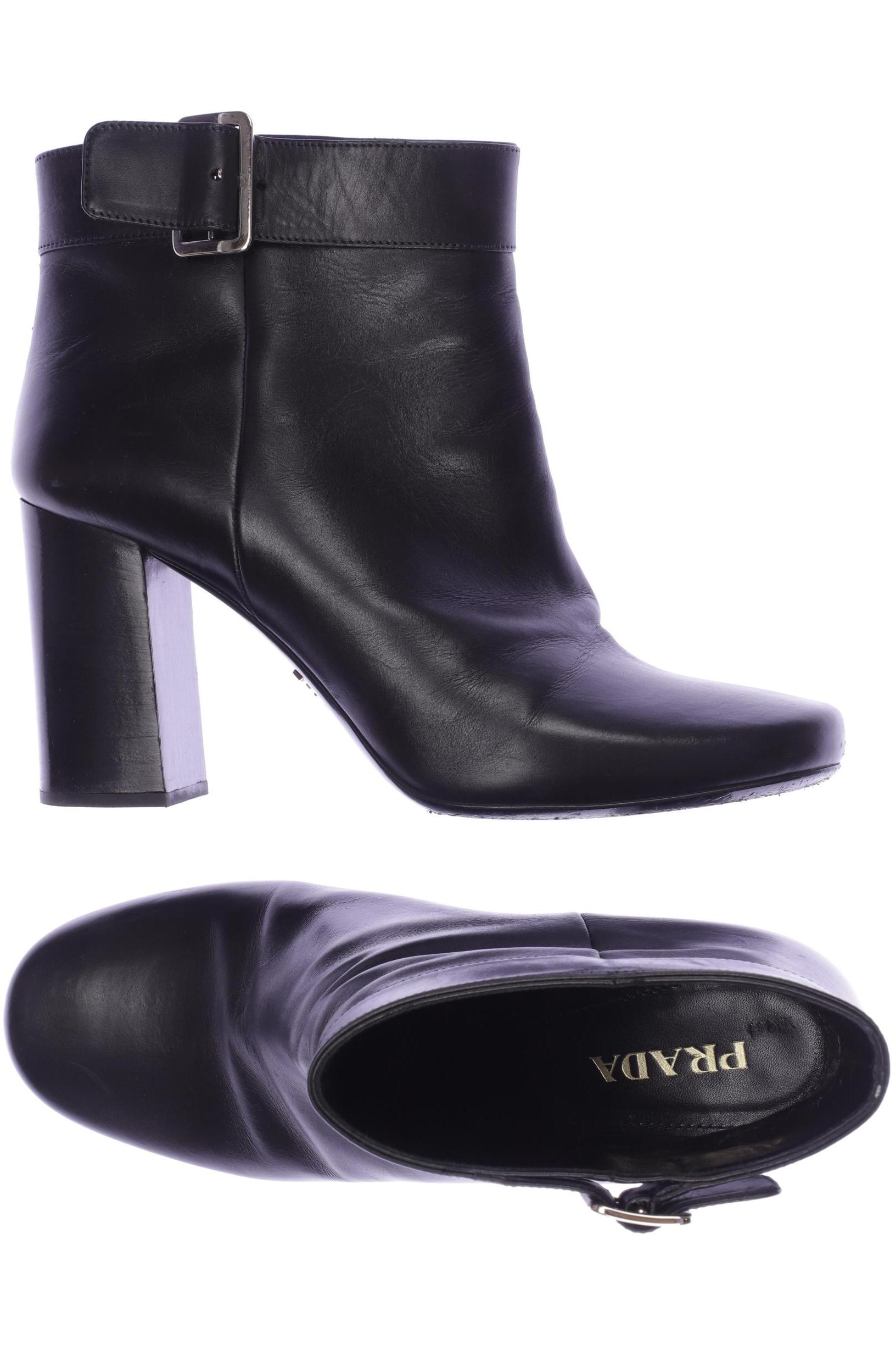 

Prada Damen Stiefelette, schwarz, Gr. 40.5