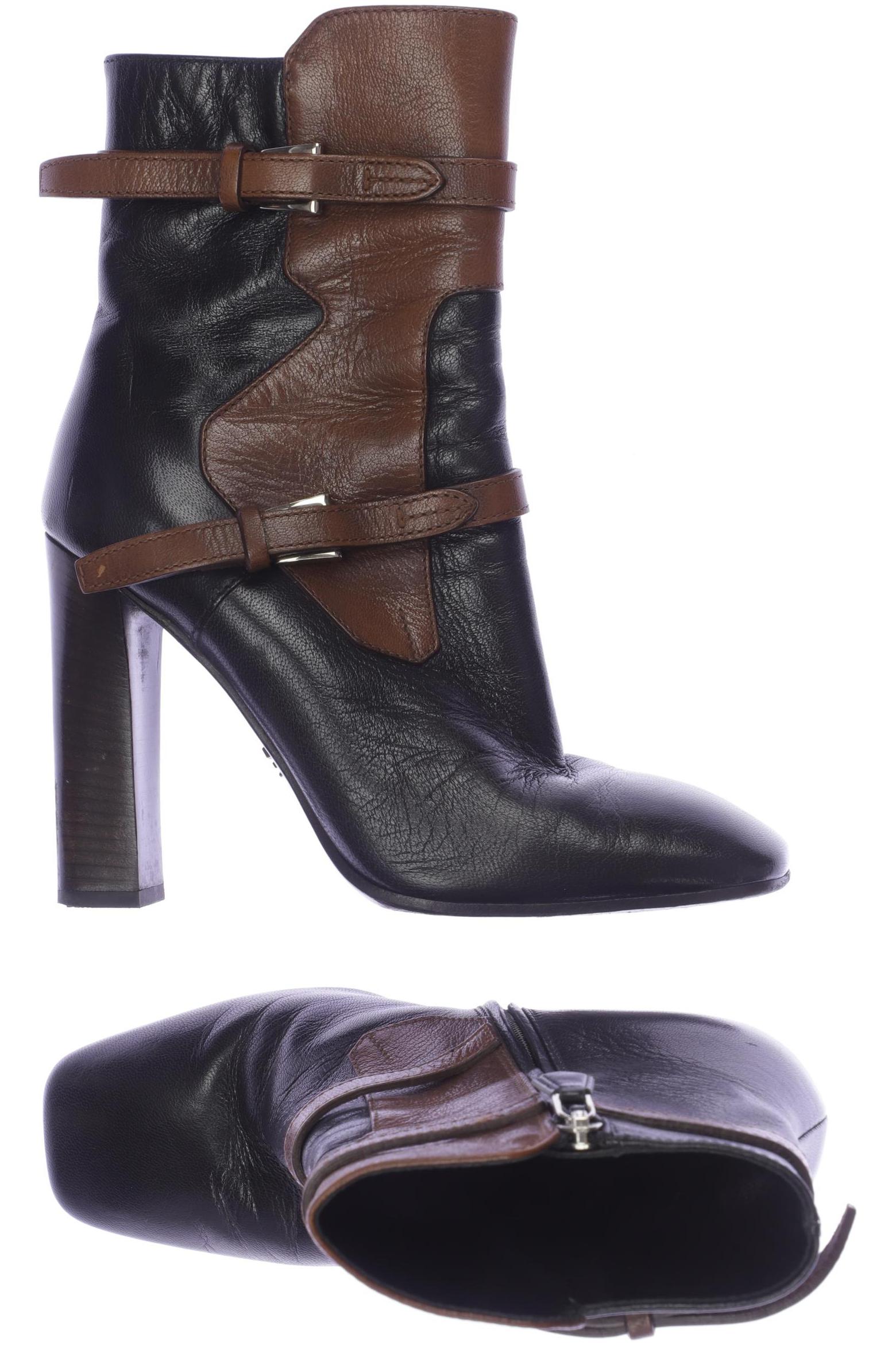 

Prada Damen Stiefelette, schwarz, Gr. 37.5