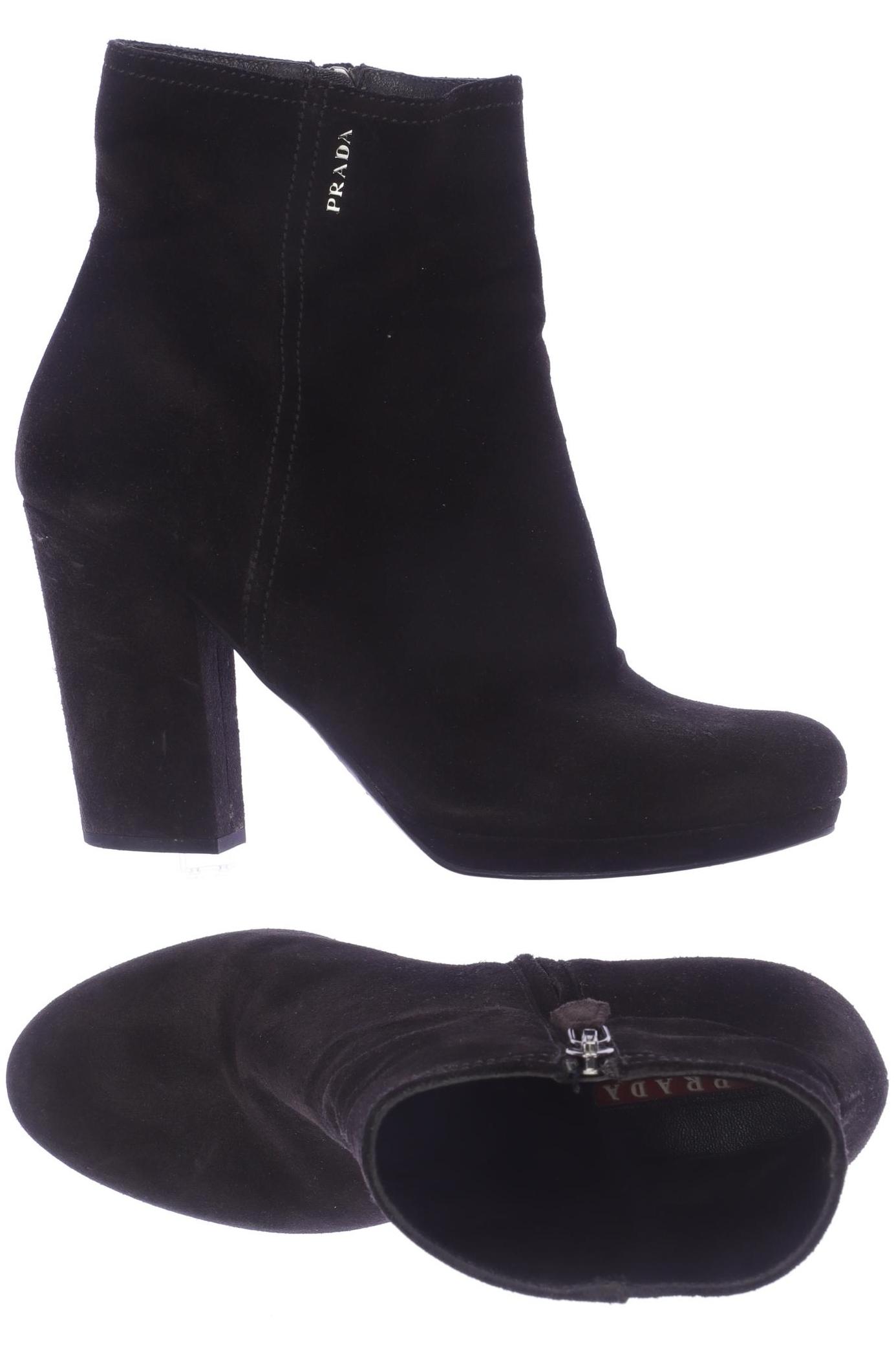 

Prada Damen Stiefelette, braun, Gr. 36.5