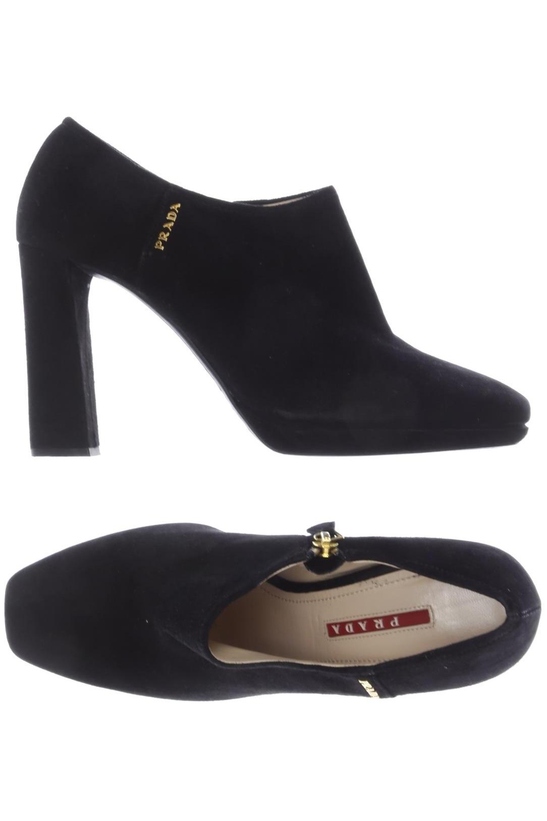 

Prada Damen Stiefelette, schwarz, Gr. 37.5