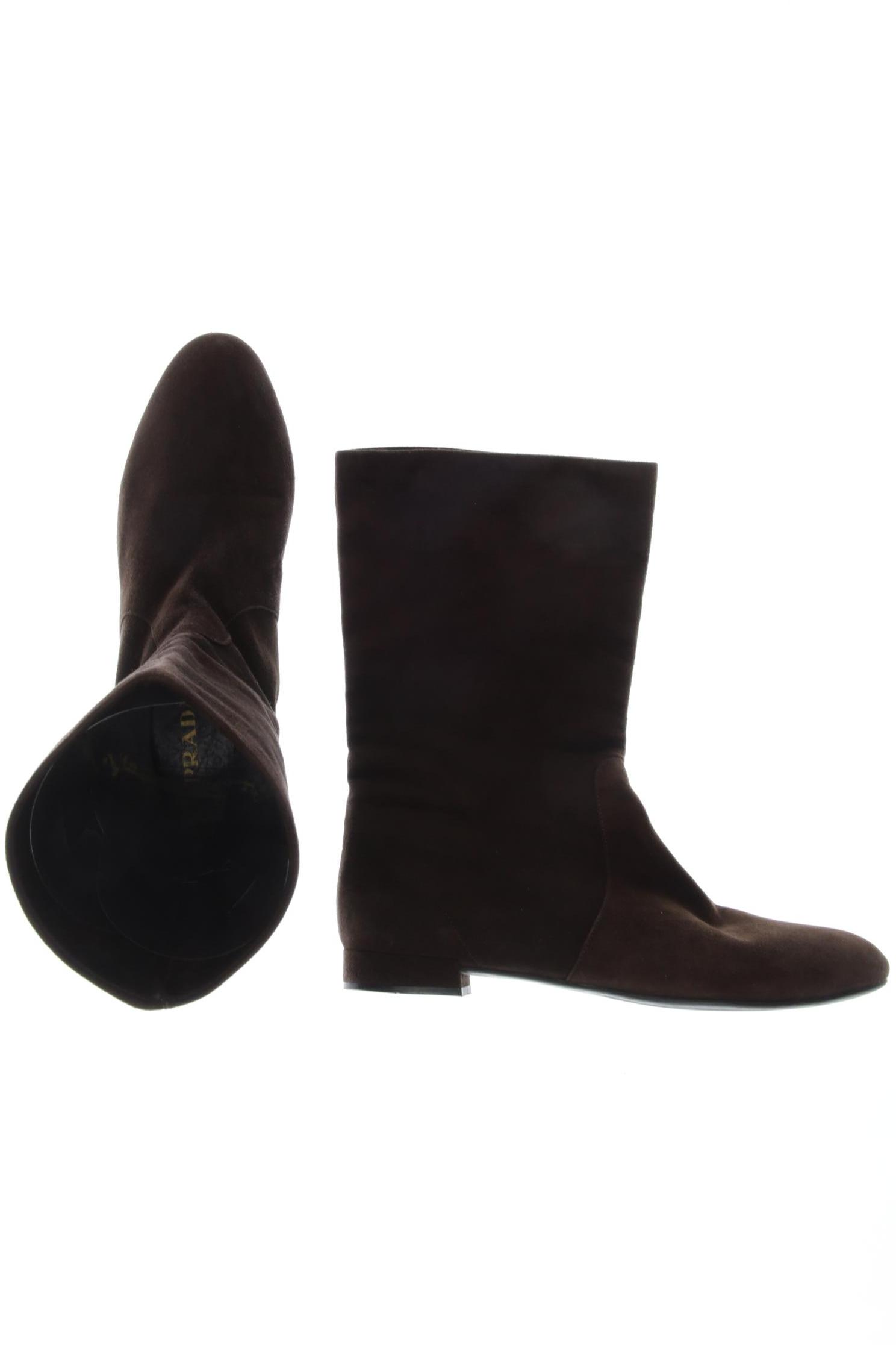 

Prada Damen Stiefelette, braun, Gr. 38