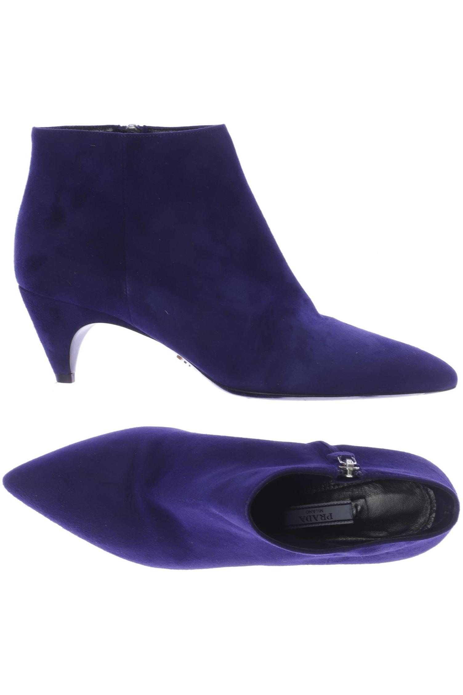 

Prada Damen Stiefelette, blau, Gr. 38