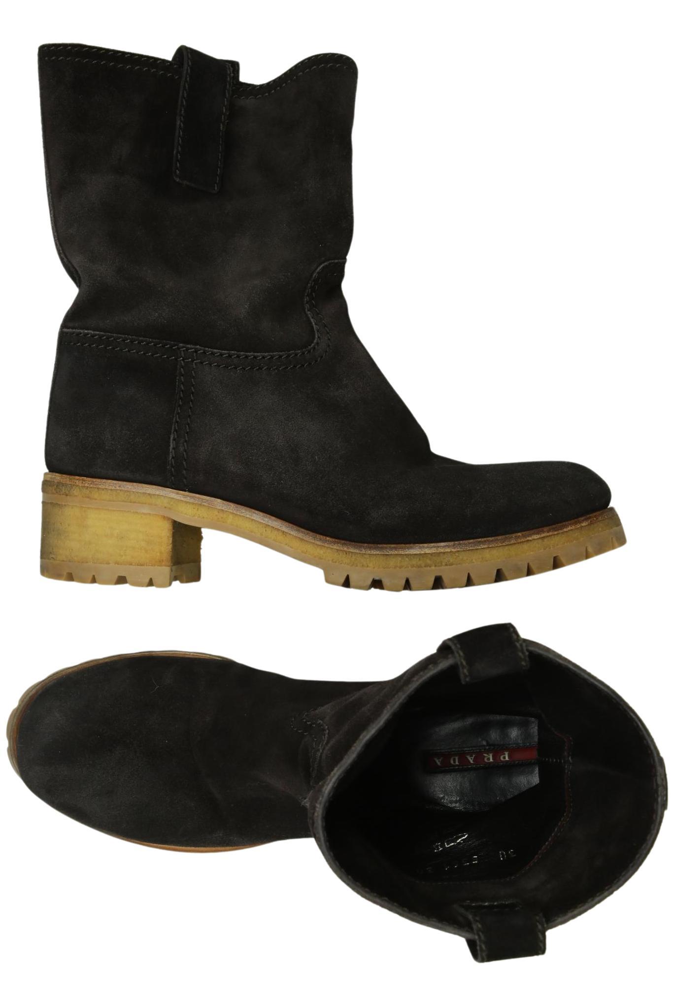 

Prada Damen Stiefelette, braun, Gr. 38