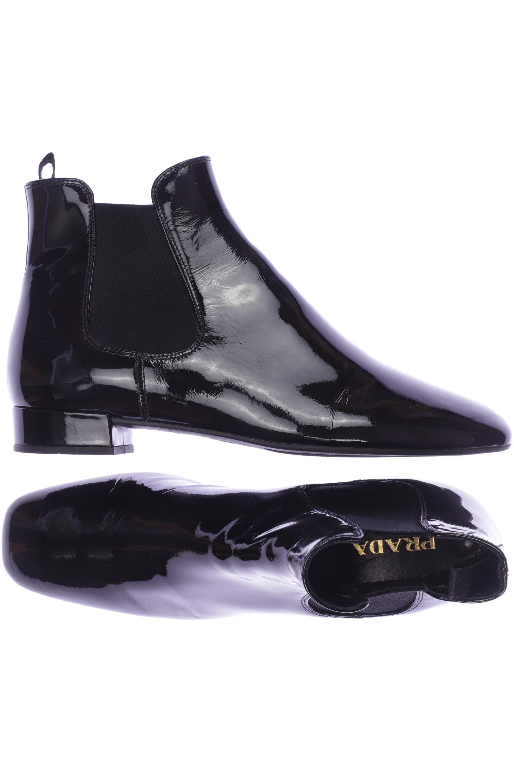 

Prada Damen Stiefelette, schwarz, Gr. 39.5