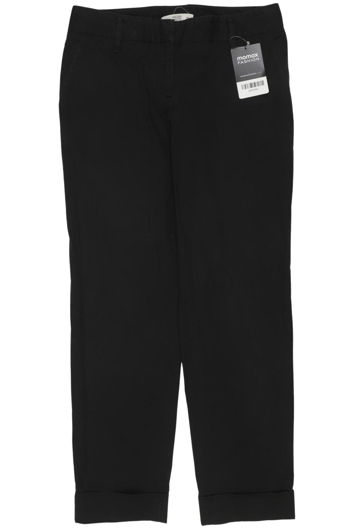 

Prada Damen Stoffhose, schwarz, Gr. 38