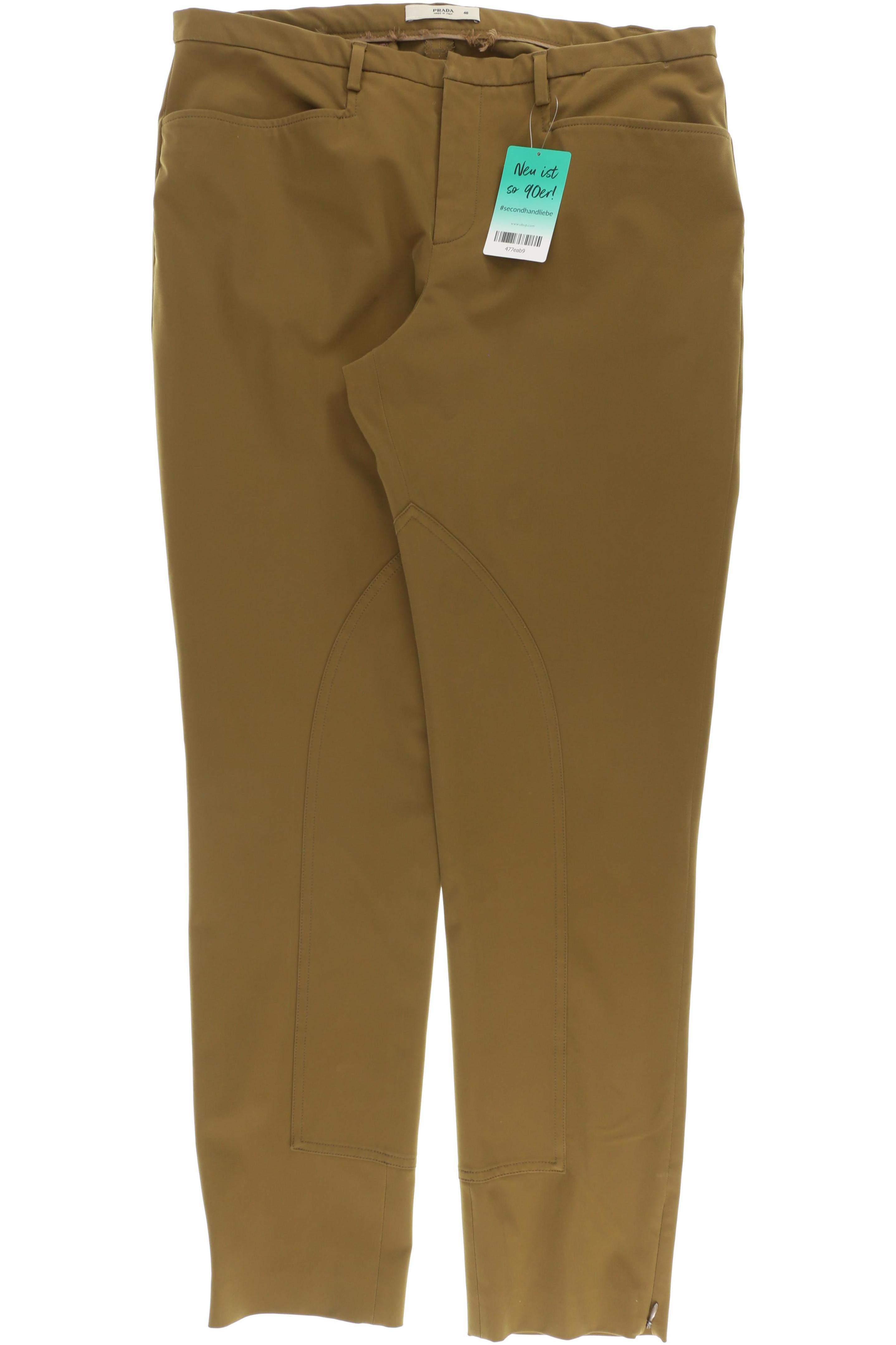 

Prada Damen Stoffhose, beige, Gr. 46