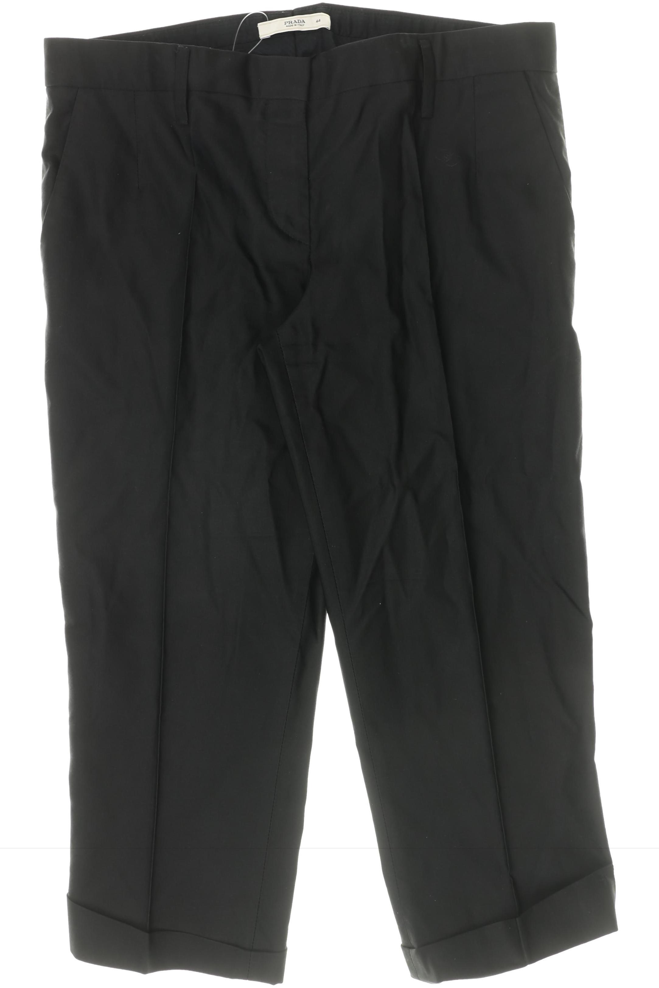 

Prada Damen Stoffhose, schwarz, Gr. 44