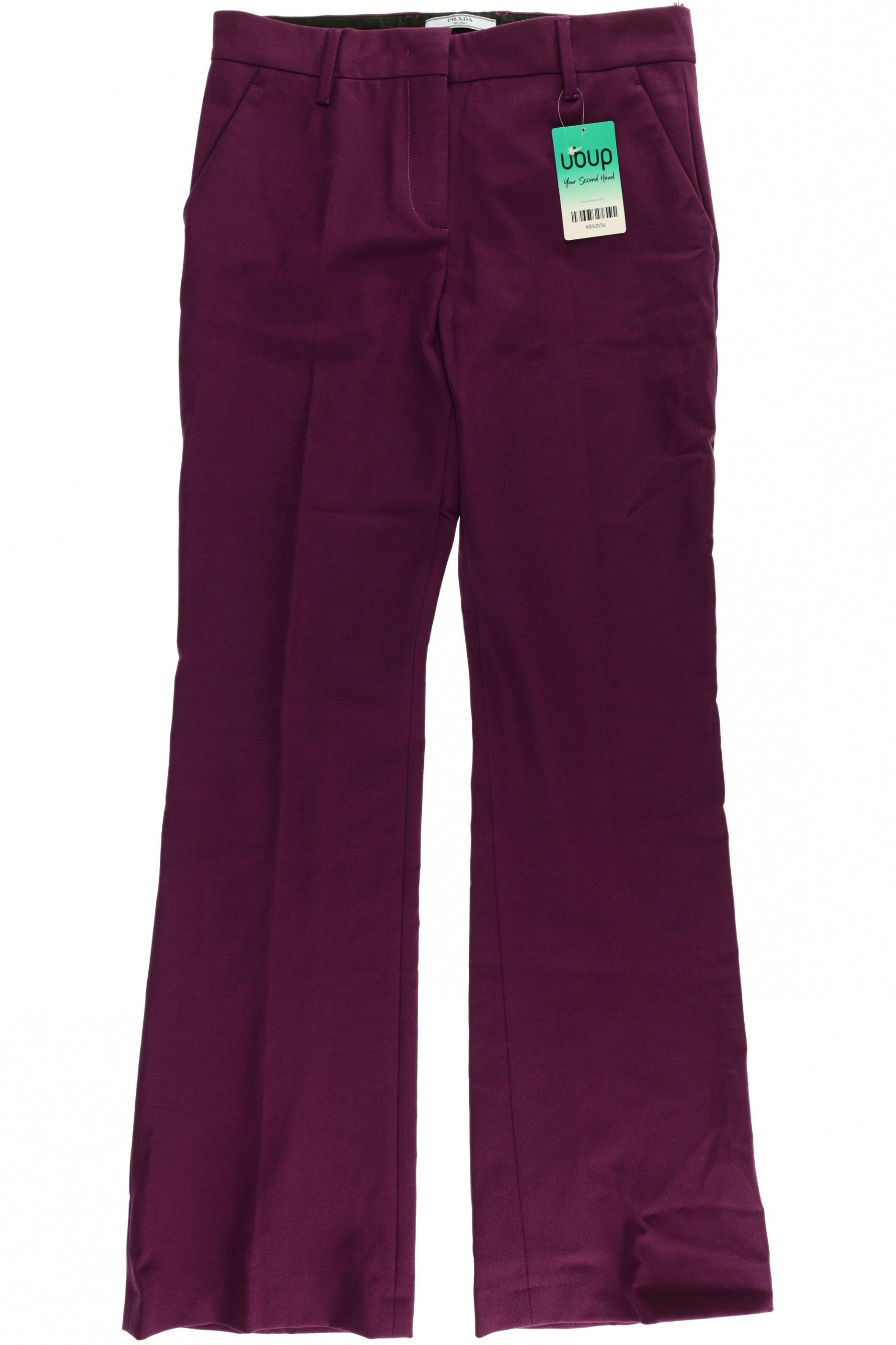 

Prada Damen Stoffhose, lila, Gr. 40