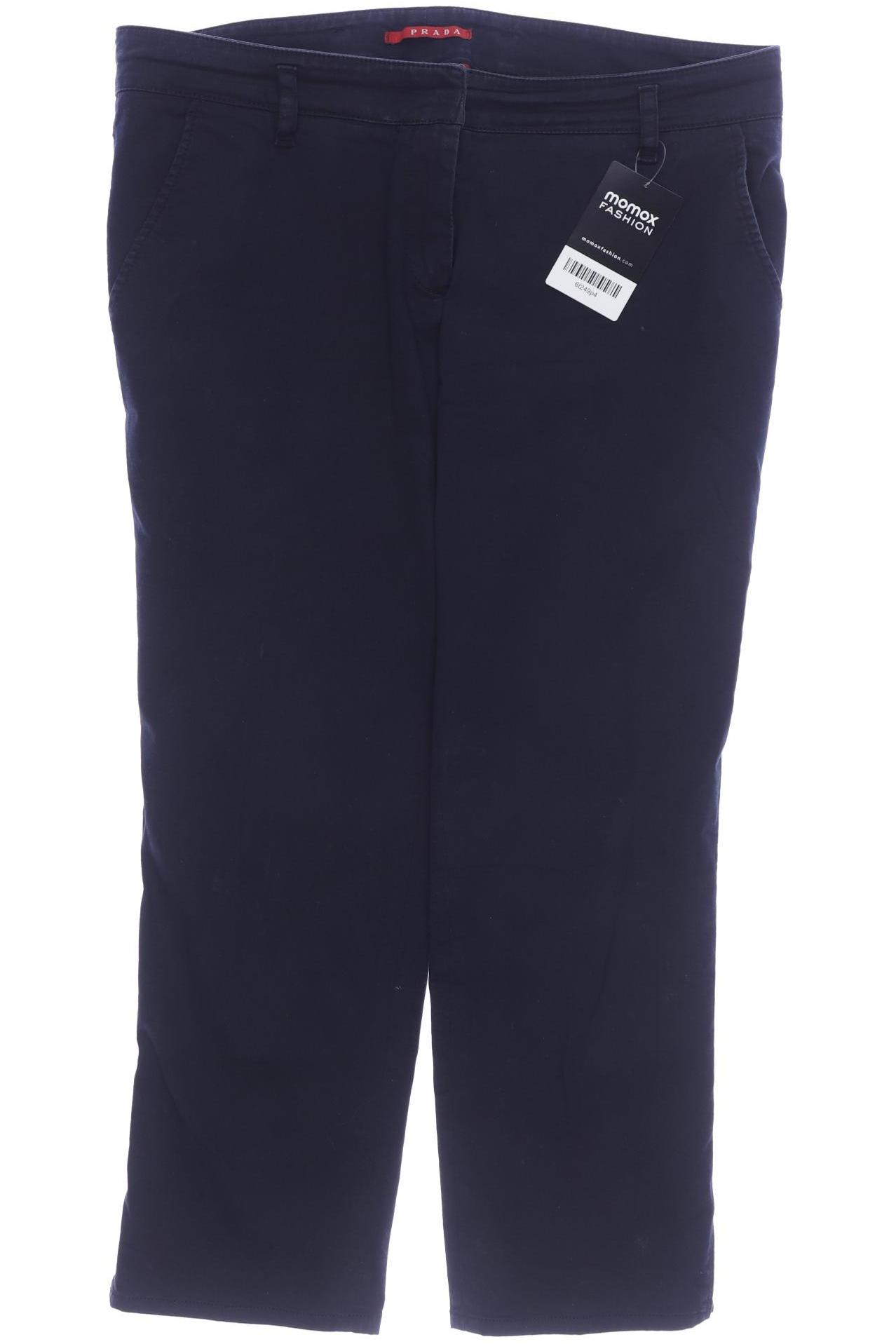 

Prada Damen Stoffhose, marineblau