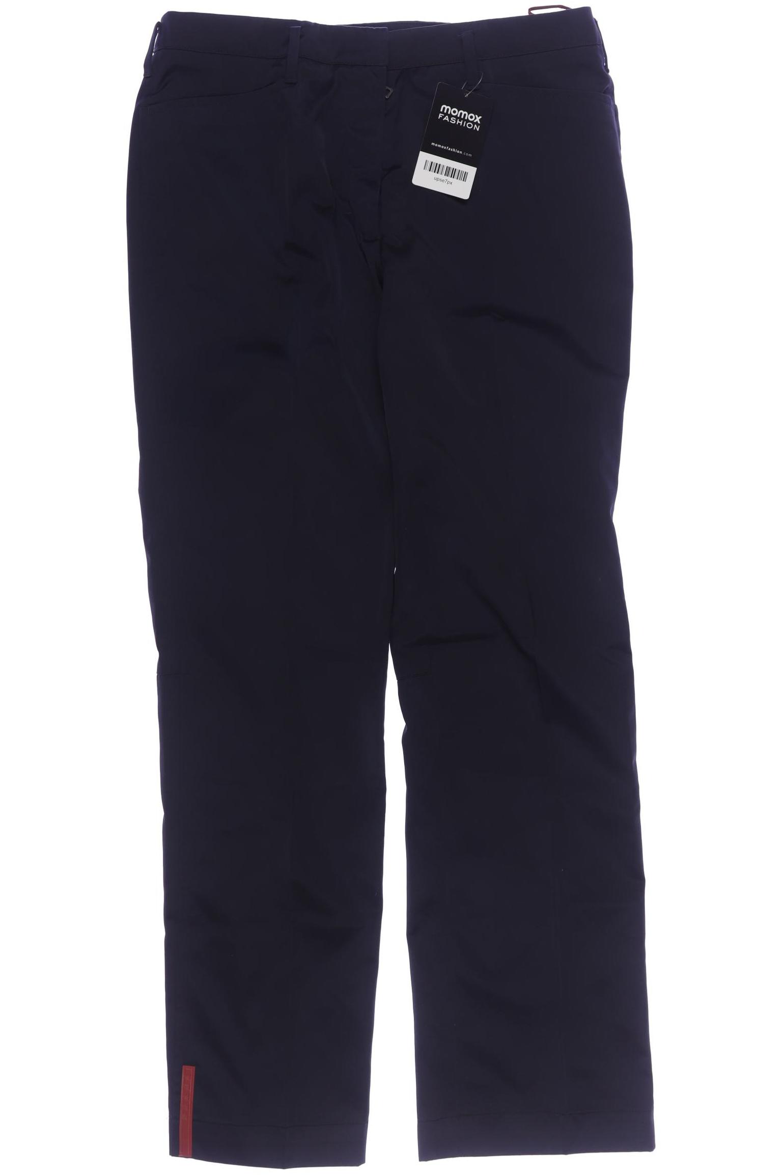

Prada Damen Stoffhose, marineblau, Gr. 42