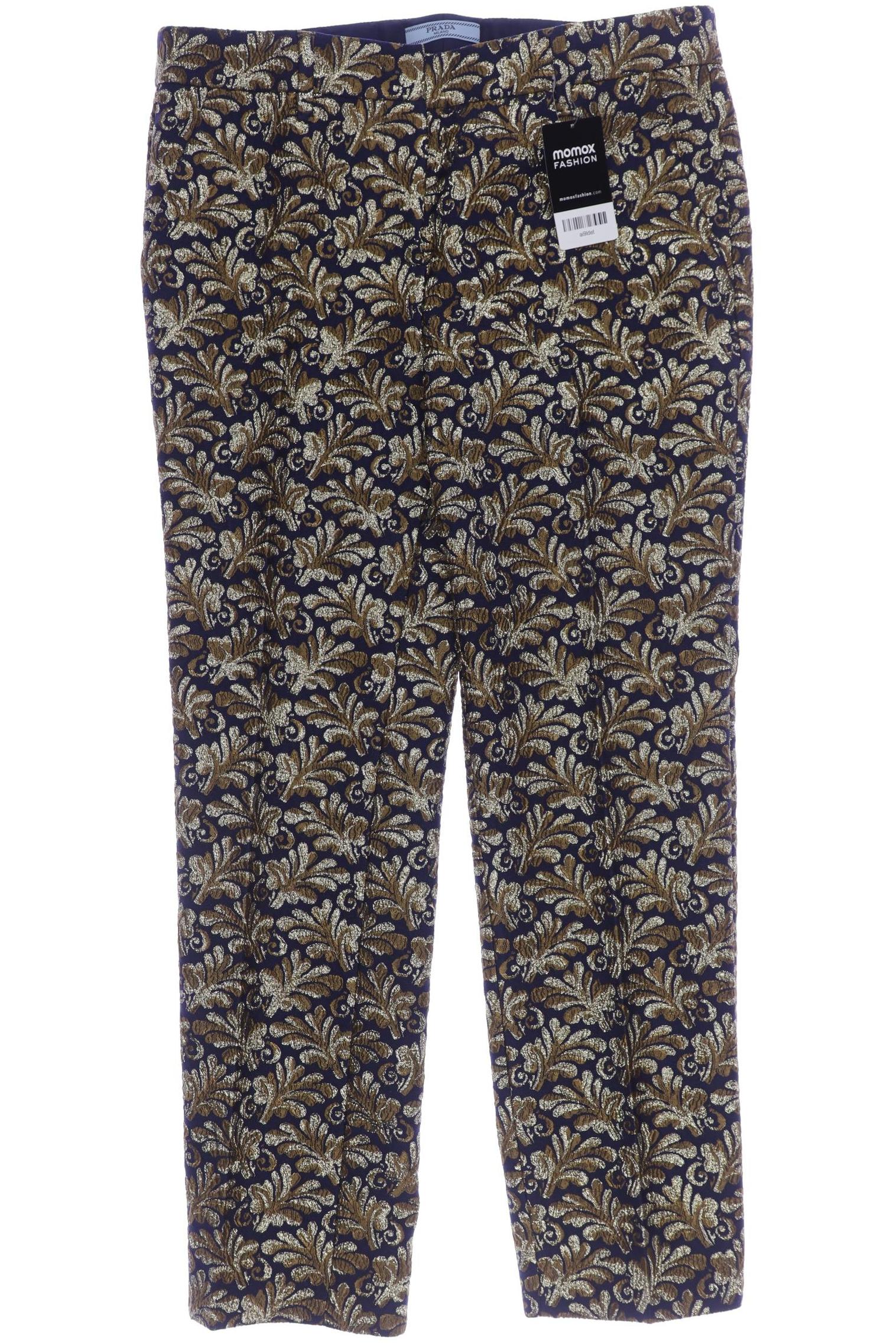 

Prada Damen Stoffhose, marineblau, Gr. 42