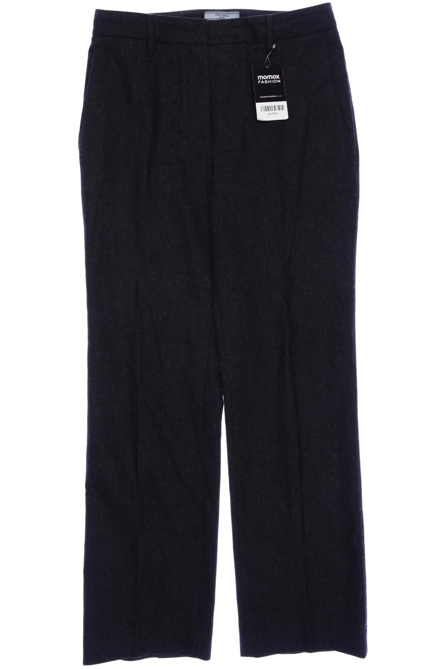 

Prada Damen Stoffhose, grau, Gr. 40
