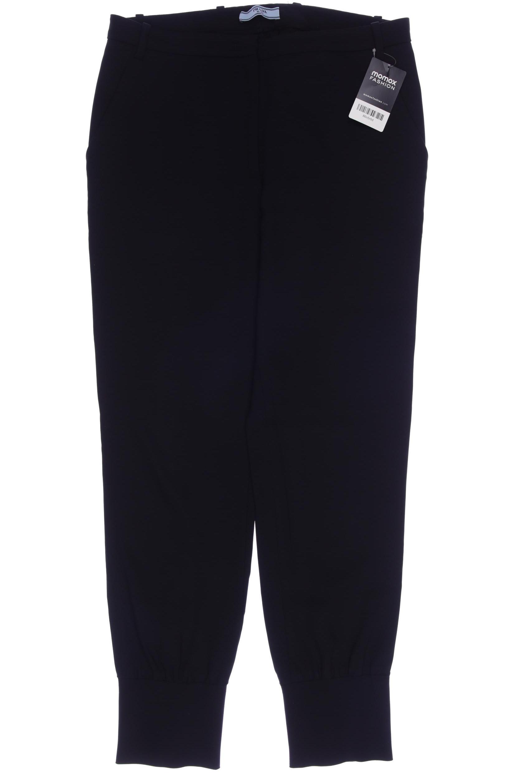 

Prada Damen Stoffhose, marineblau, Gr. 44