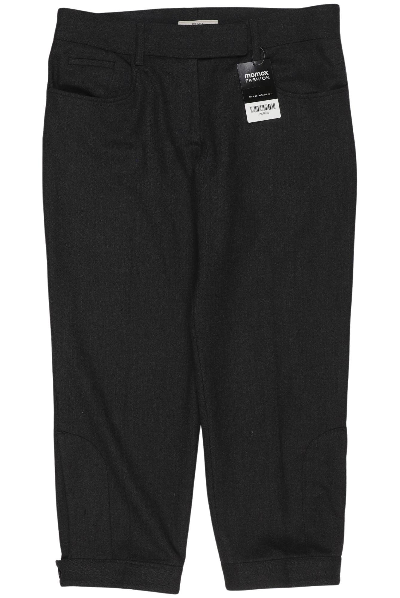 

Prada Damen Stoffhose, grau, Gr. 42