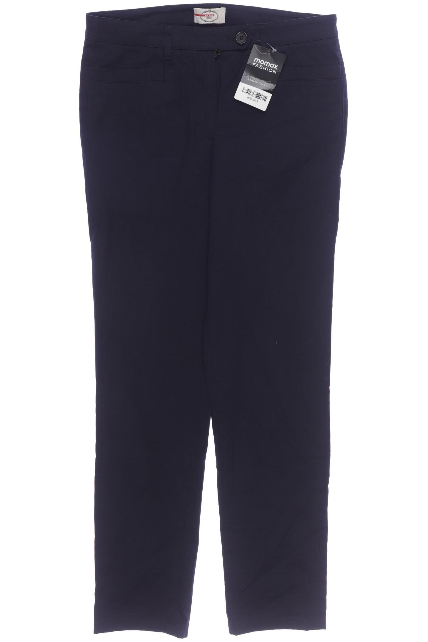 

Prada Damen Stoffhose, marineblau, Gr. 38
