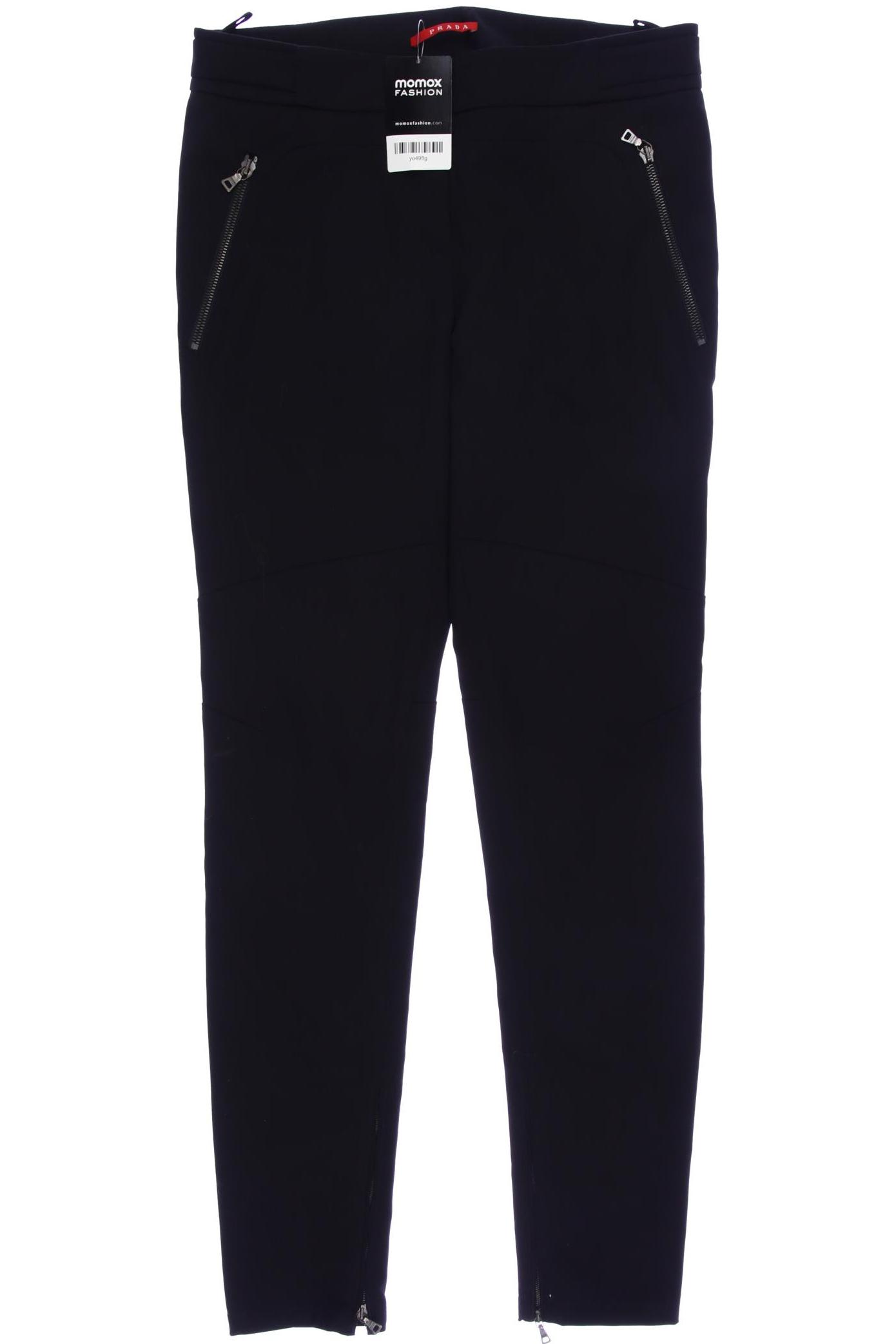 

Prada Damen Stoffhose, schwarz, Gr. 38