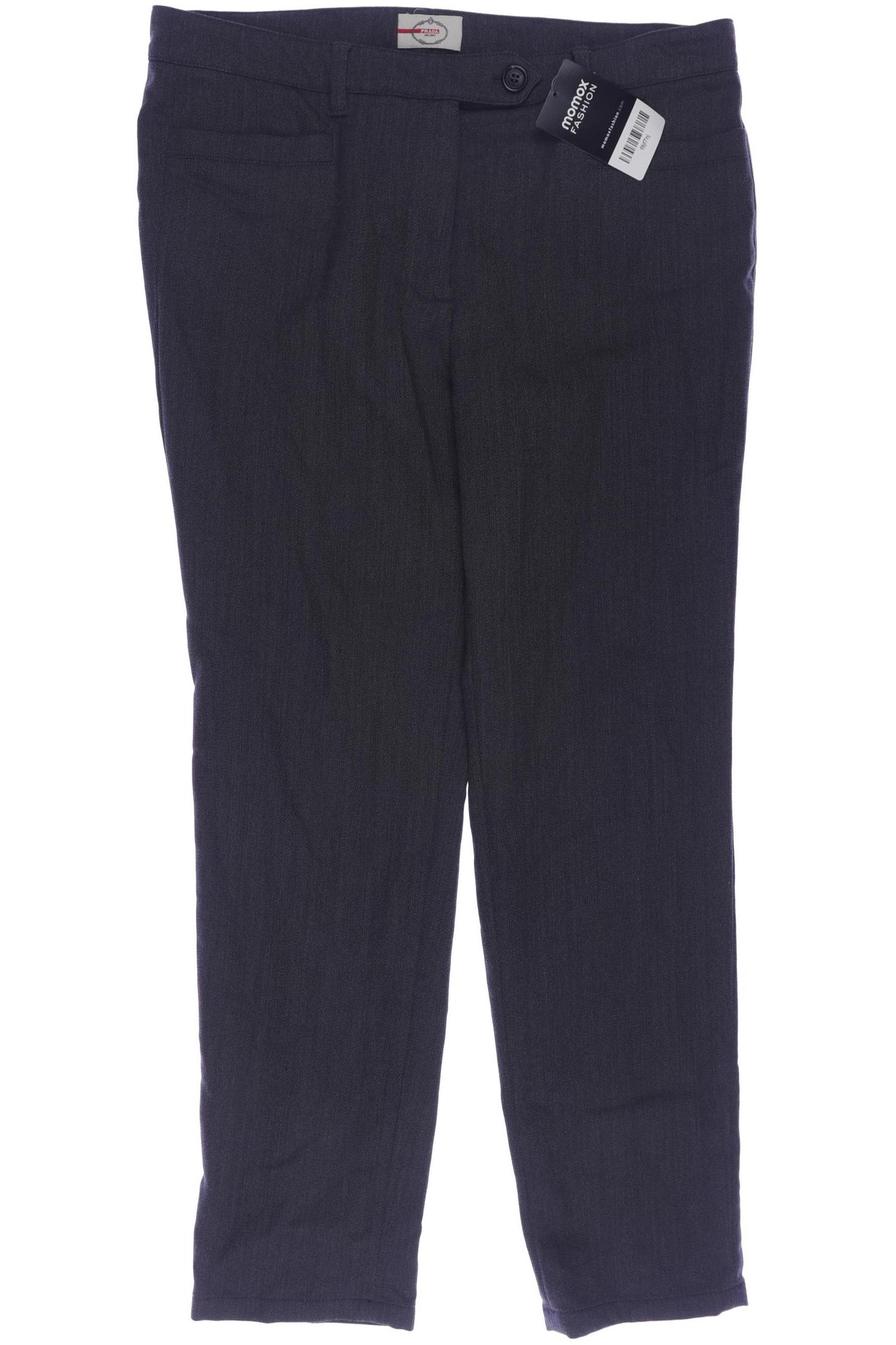 

Prada Damen Stoffhose, grau, Gr. 44