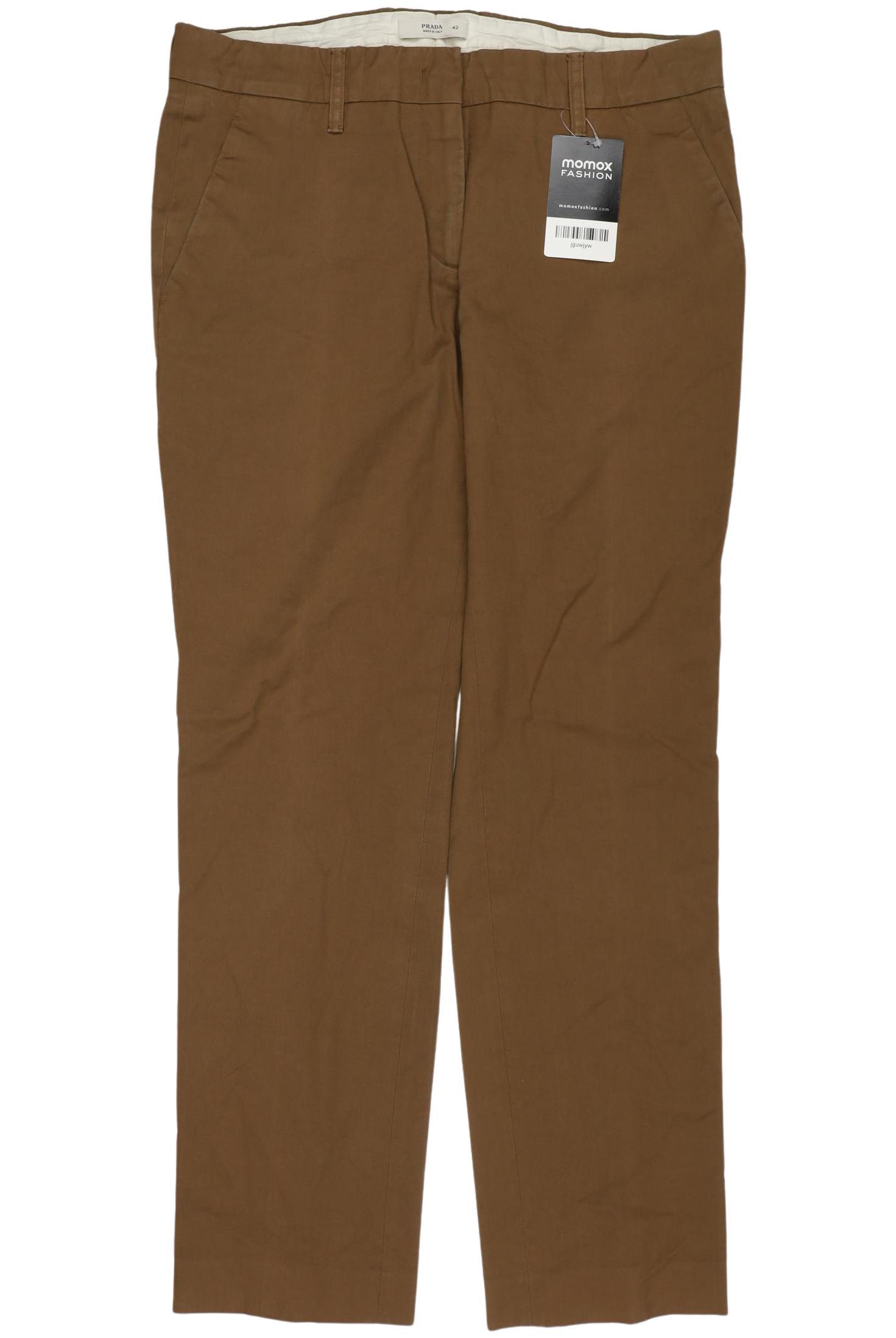 

Prada Damen Stoffhose, braun, Gr. 42