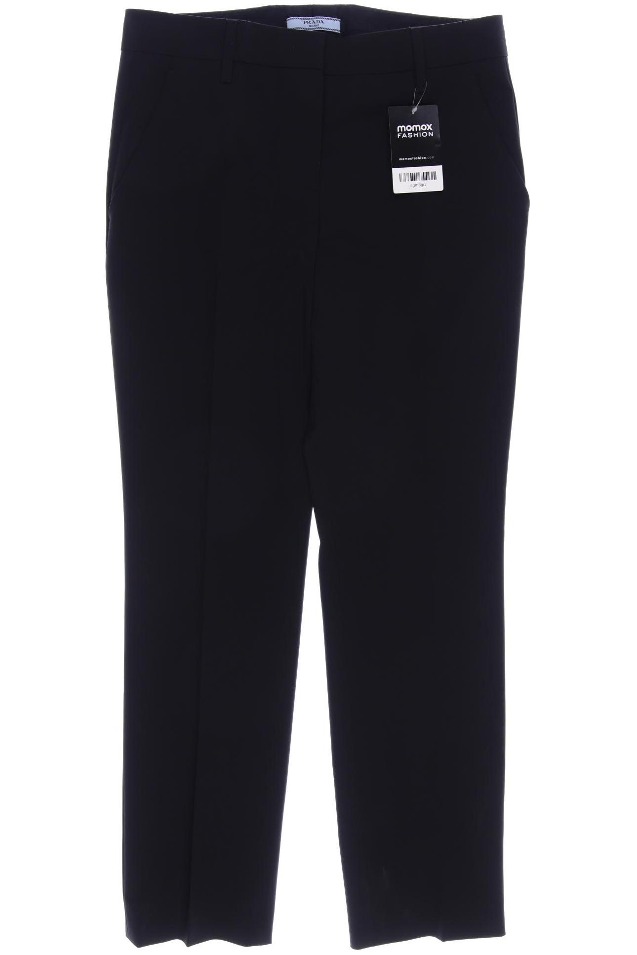 

Prada Damen Stoffhose, schwarz, Gr. 40