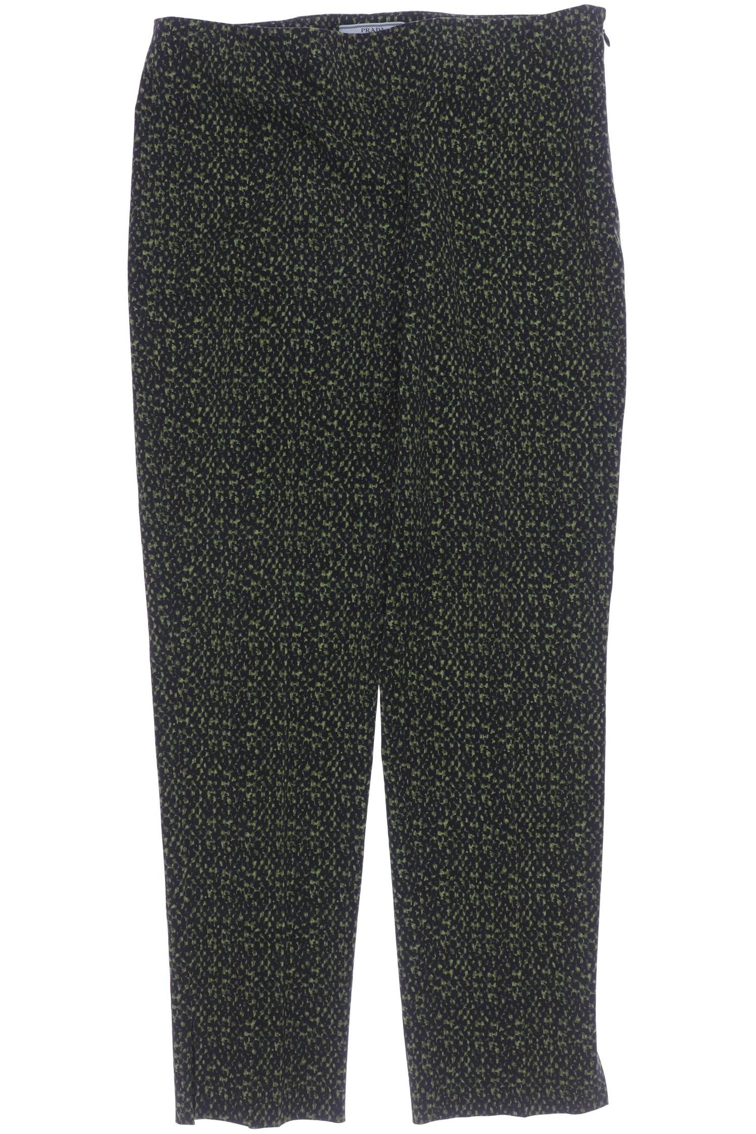 

Prada Damen Stoffhose, grün, Gr. 42