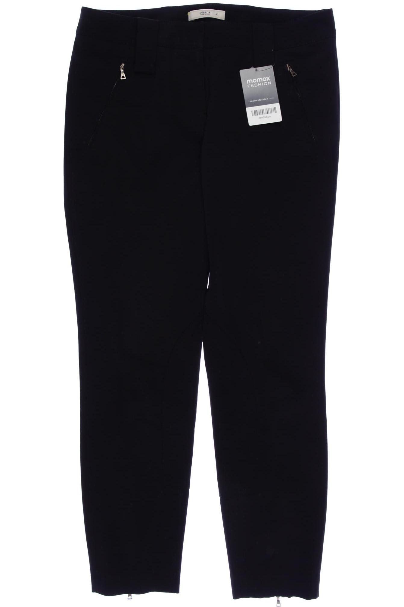 

Prada Damen Stoffhose, schwarz, Gr. 40