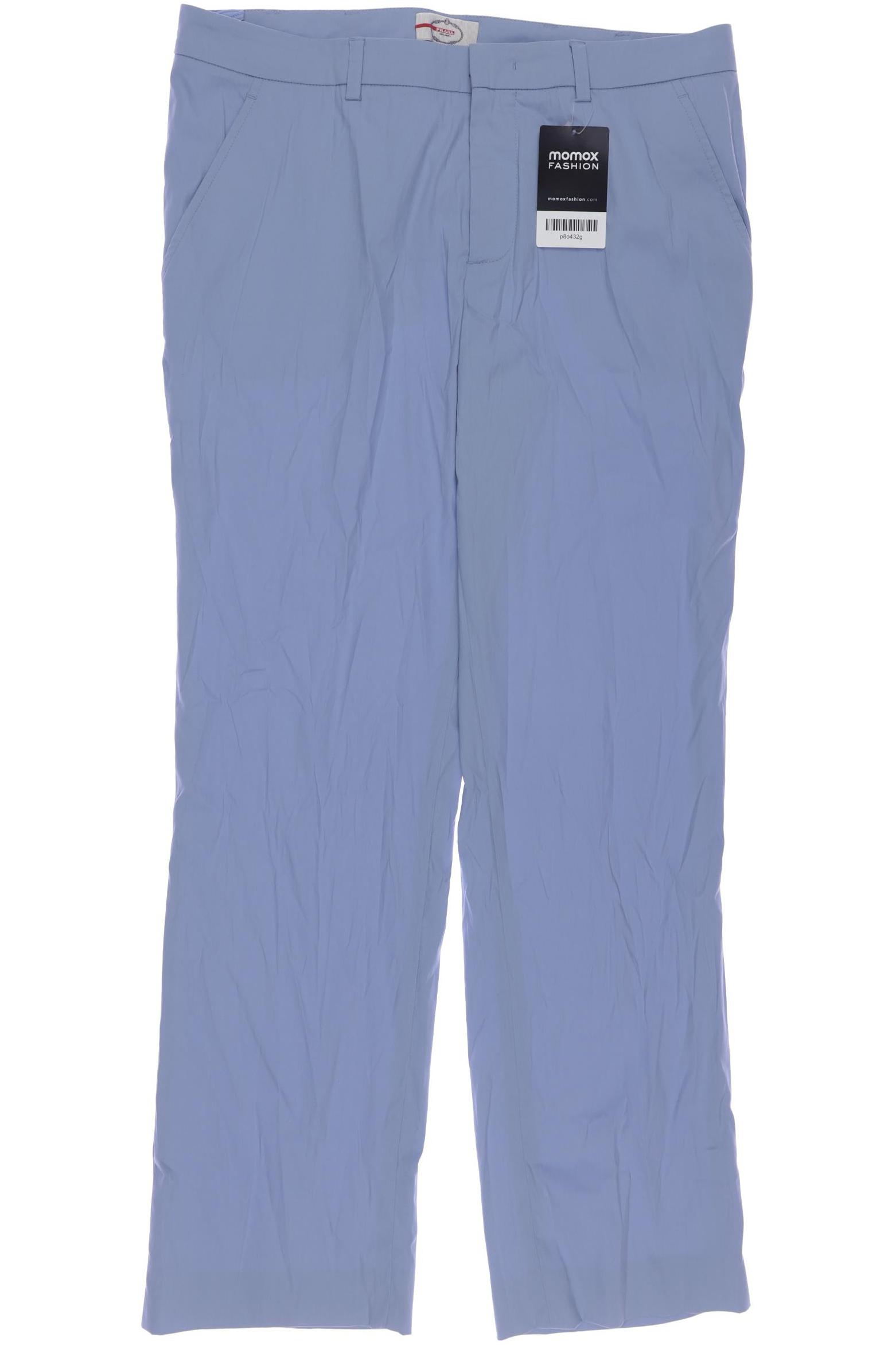 

Prada Damen Stoffhose, hellblau, Gr. 42