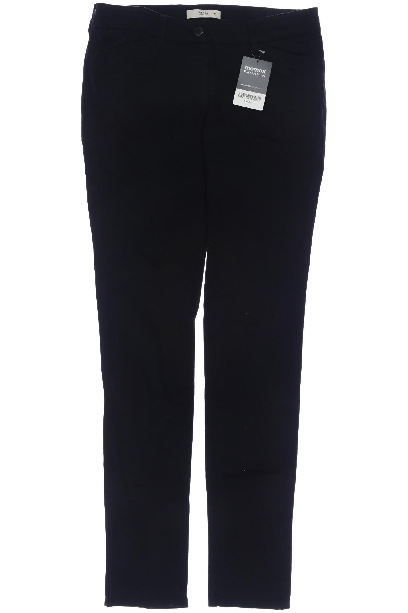 

Prada Damen Stoffhose, schwarz, Gr. 42