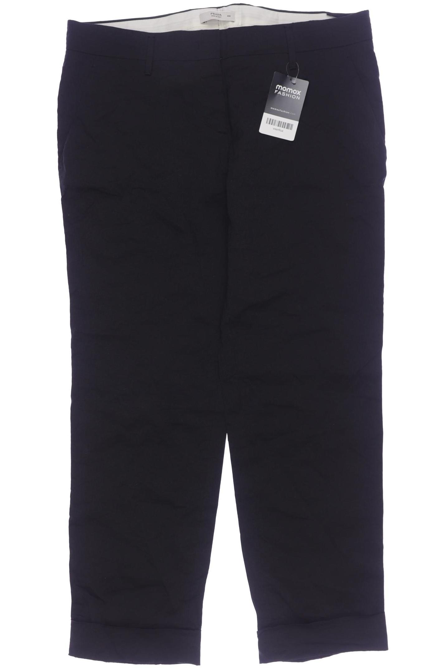 

Prada Damen Stoffhose, schwarz, Gr. 44