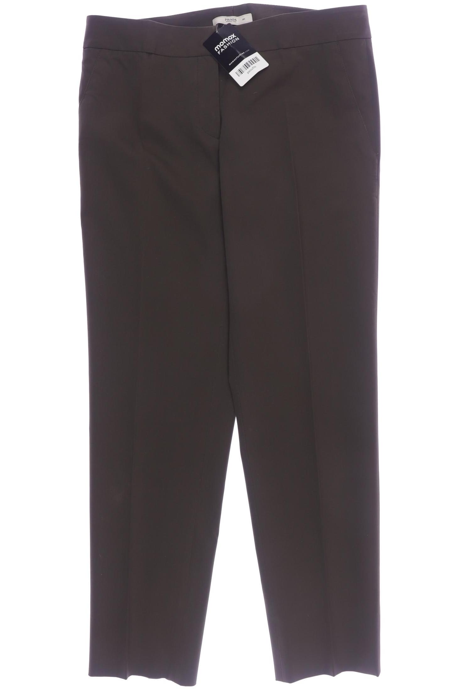 

Prada Damen Stoffhose, braun, Gr. 40