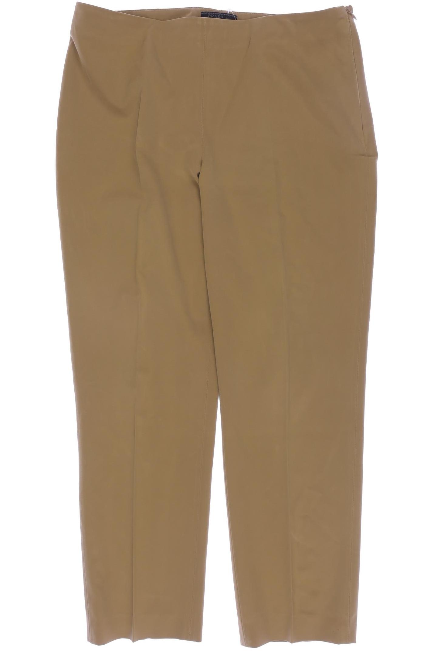 

Prada Damen Stoffhose, beige, Gr. 46