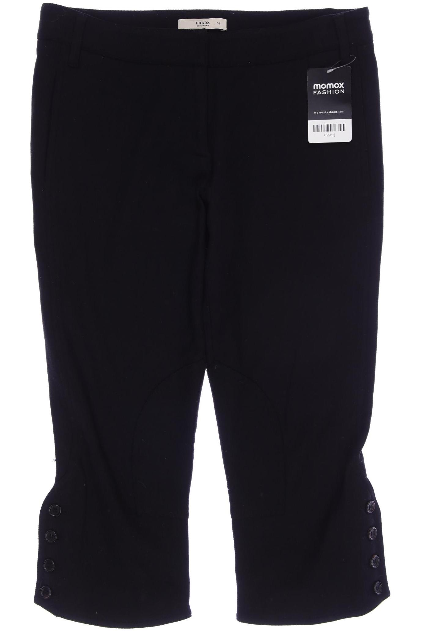 

Prada Damen Stoffhose, schwarz, Gr. 38