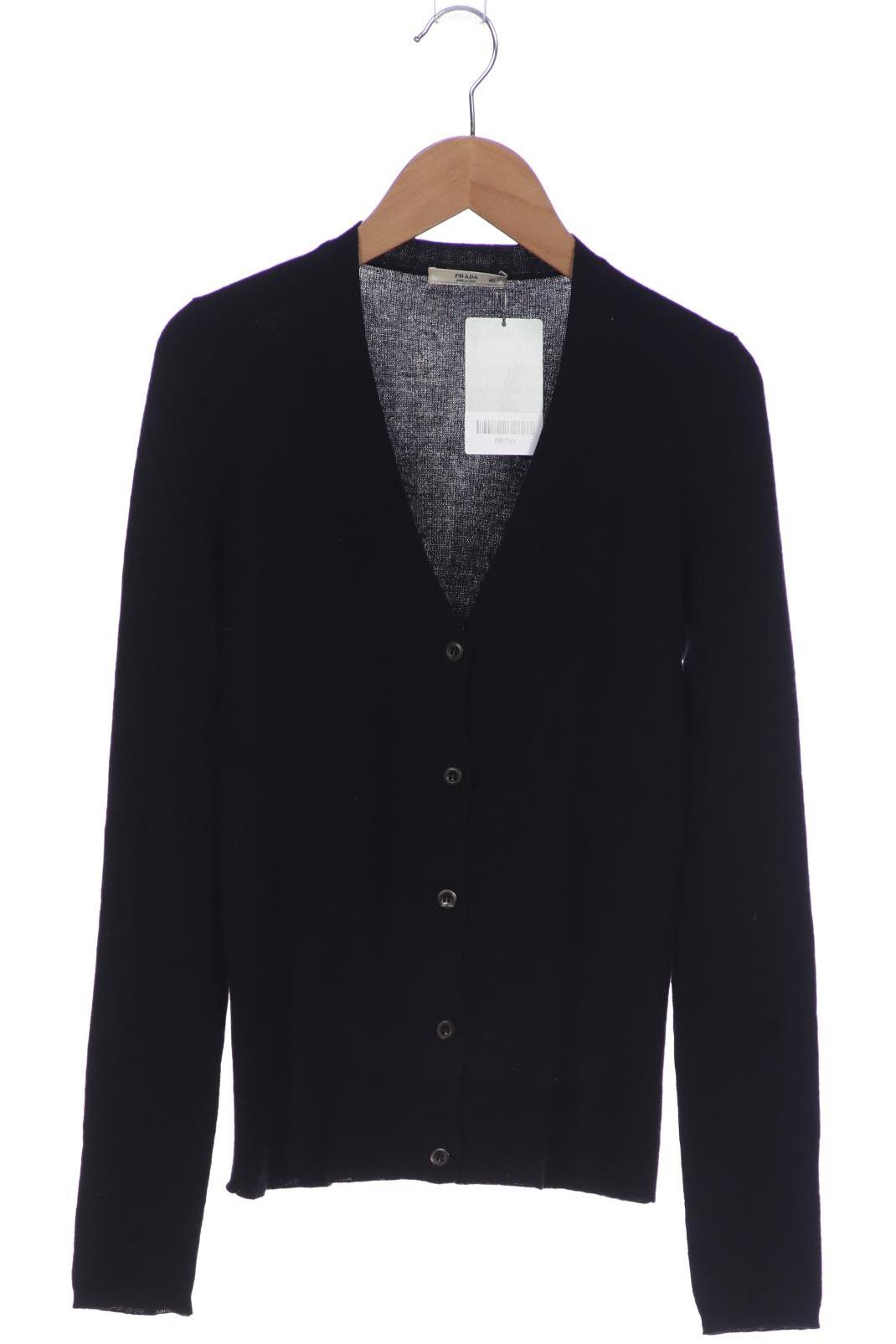 

Prada Damen Strickjacke, schwarz, Gr. 40