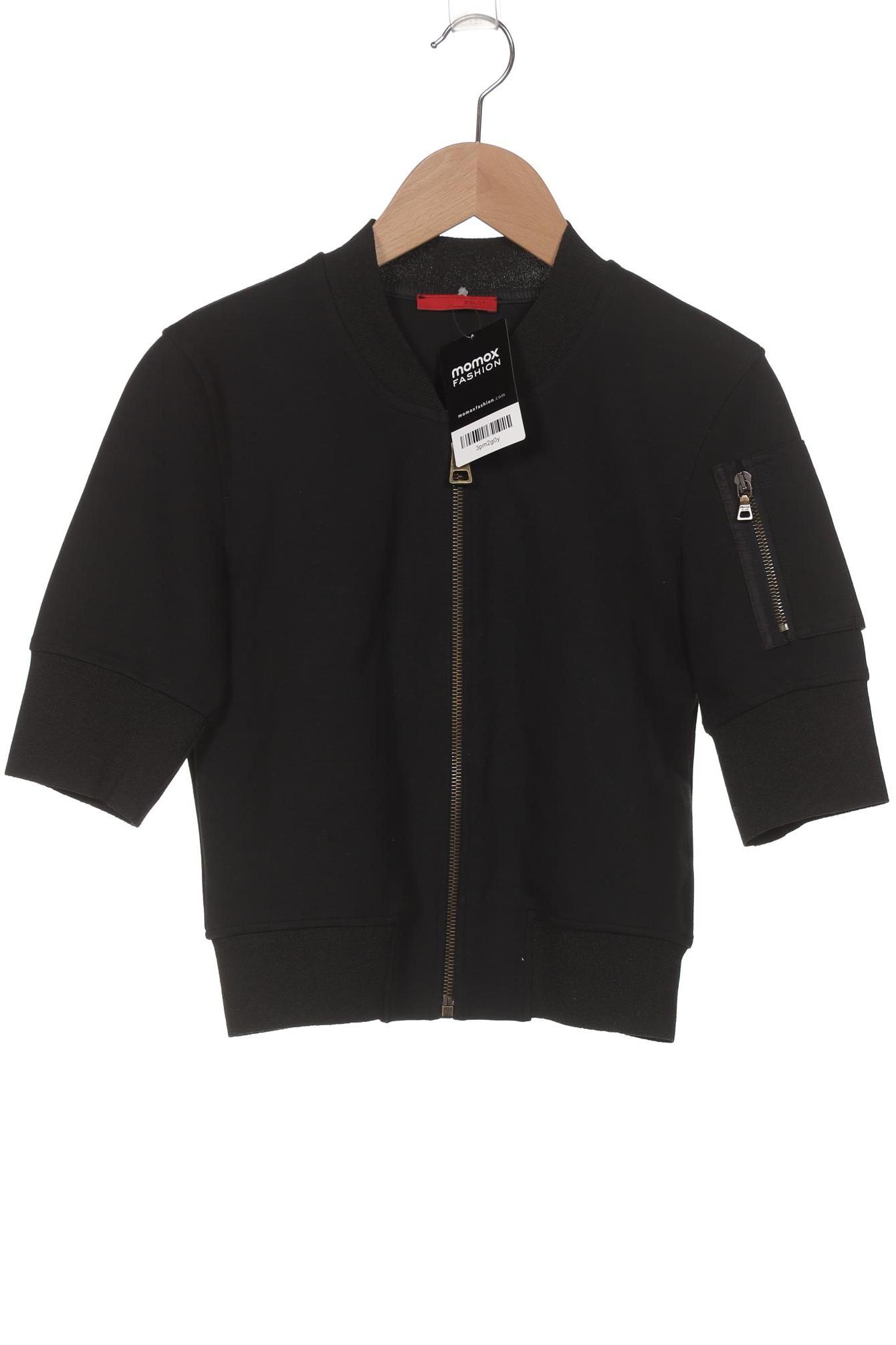 

Prada Damen Strickjacke, schwarz, Gr. 36