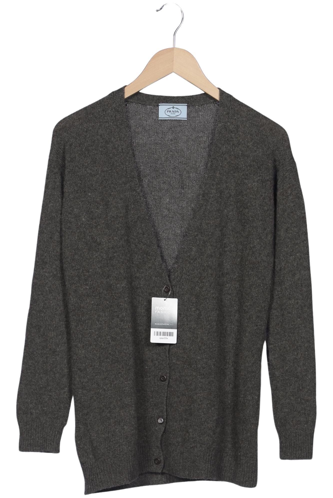 

Prada Damen Strickjacke, grau, Gr. 42