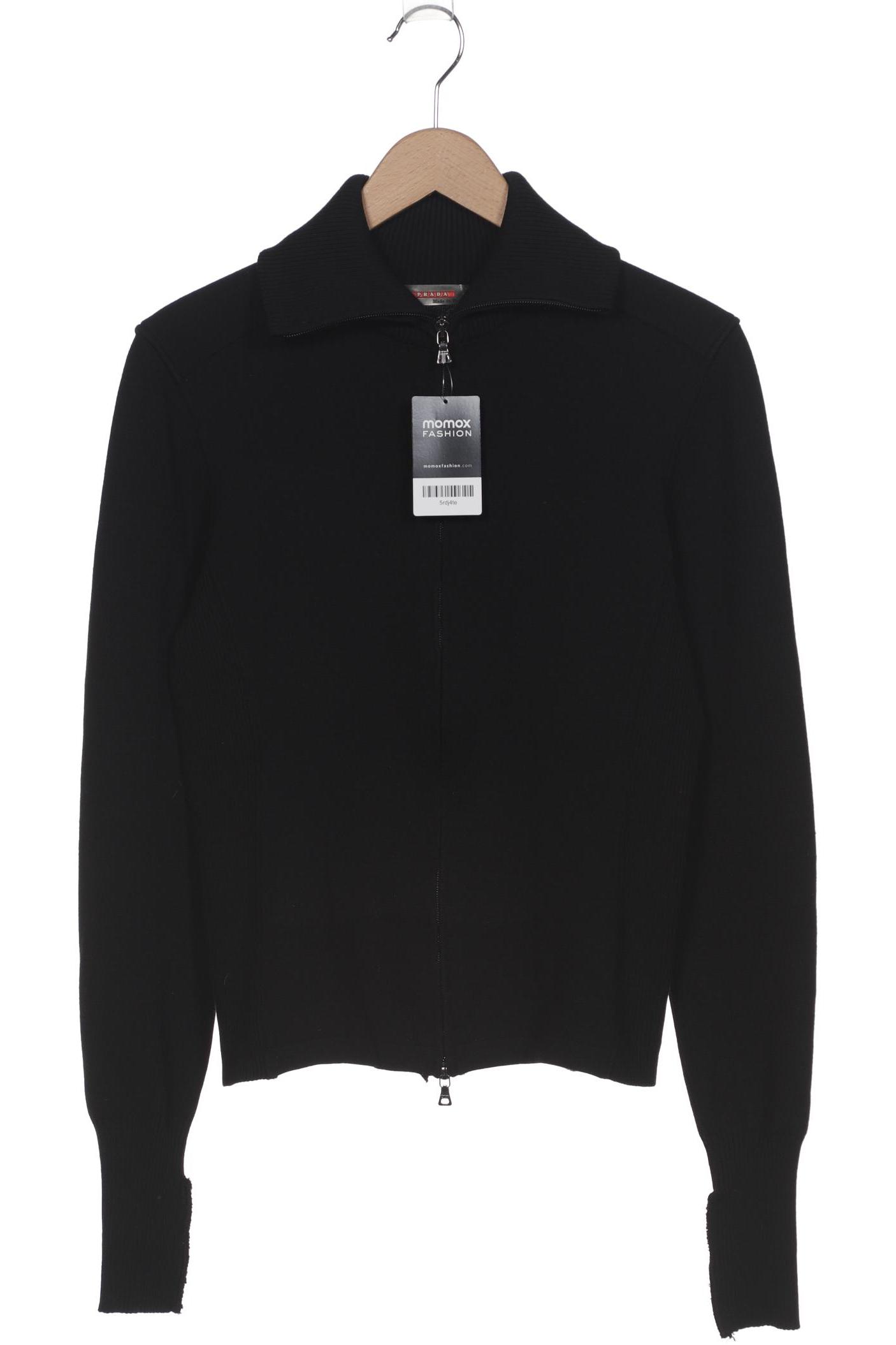 

Prada Damen Strickjacke, schwarz, Gr. 44