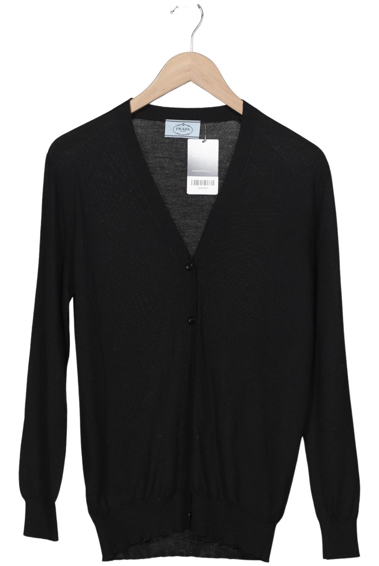 

Prada Damen Strickjacke, schwarz, Gr. 42