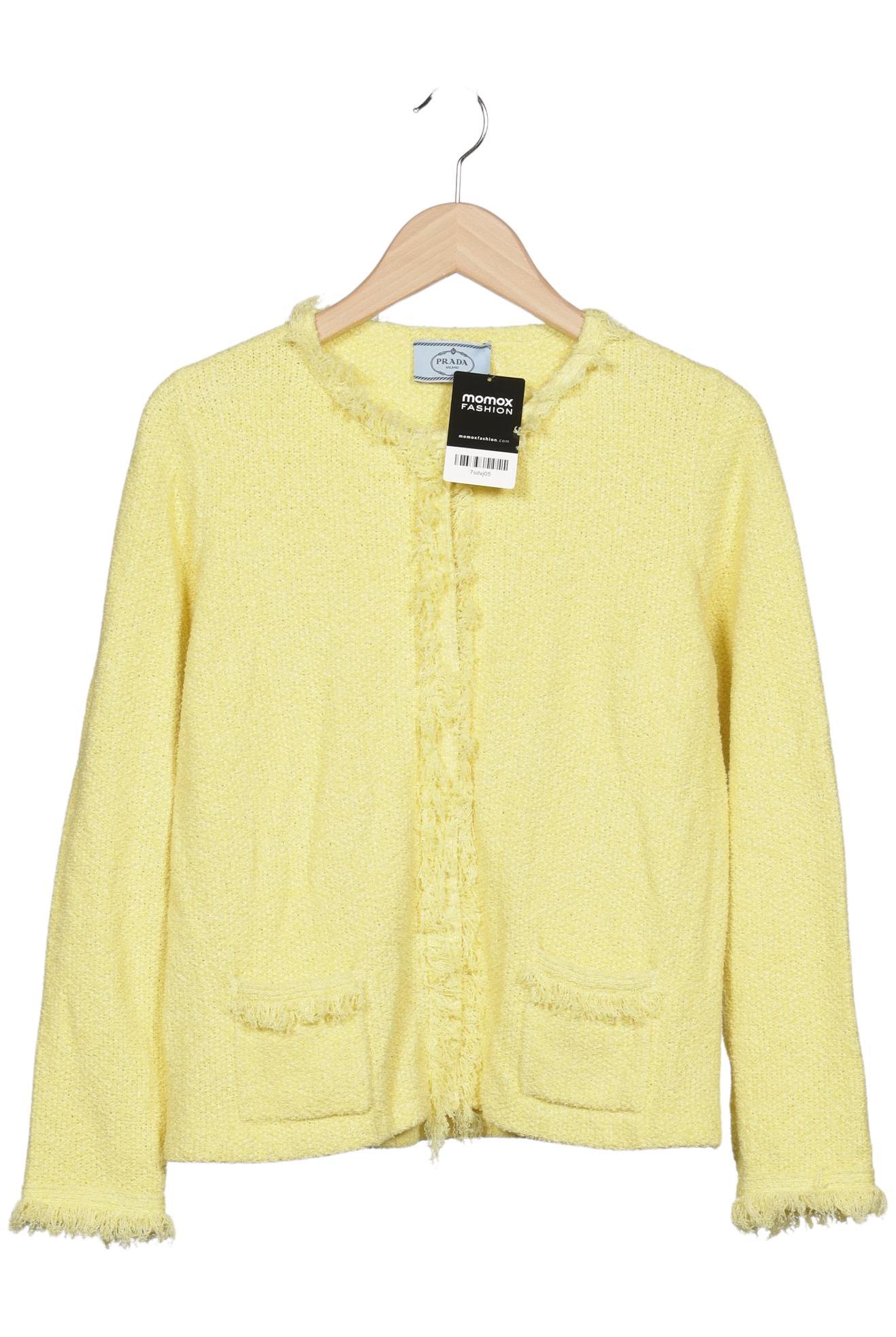 

Prada Damen Strickjacke, gelb, Gr. 44