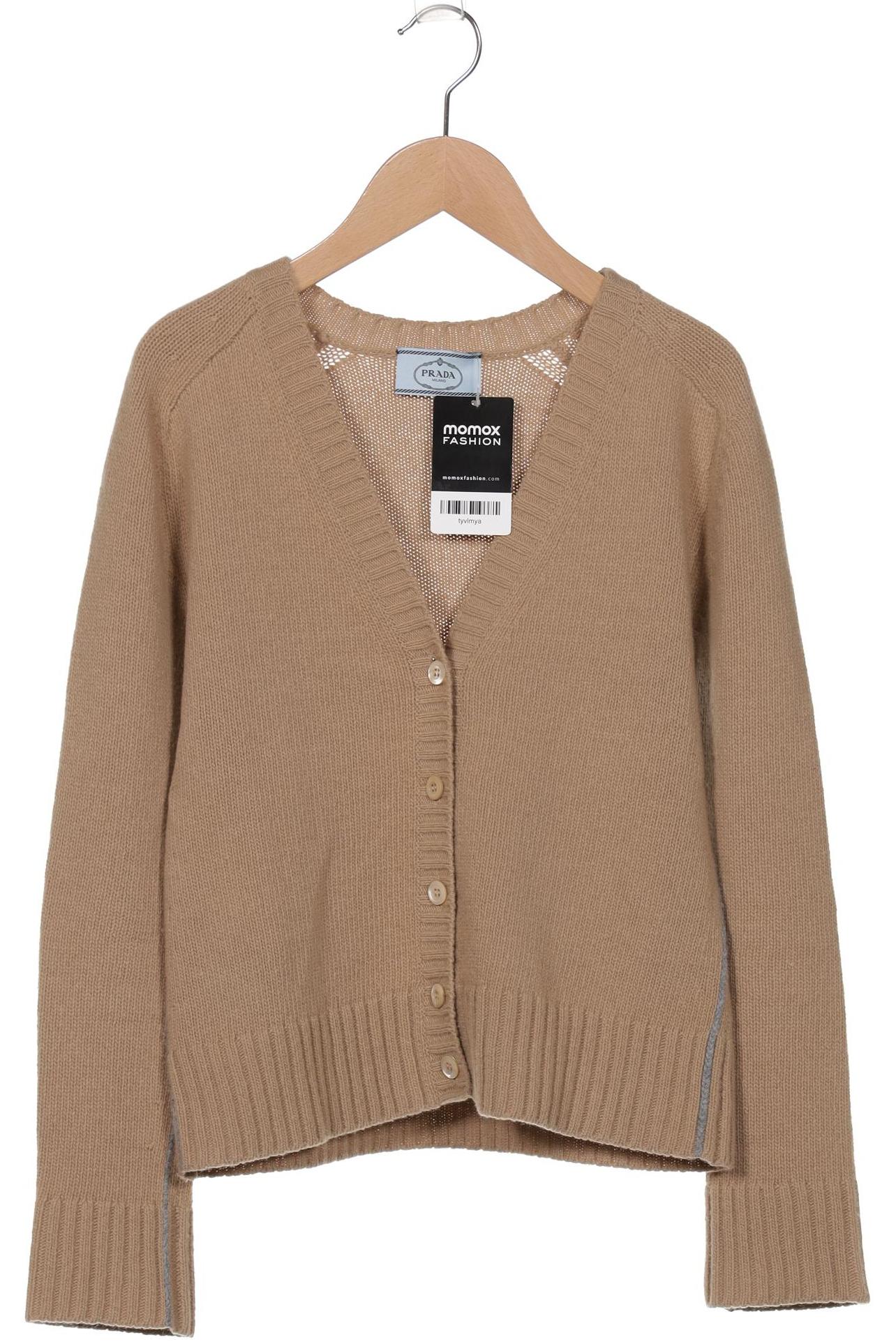 

Prada Damen Strickjacke, beige, Gr. 38